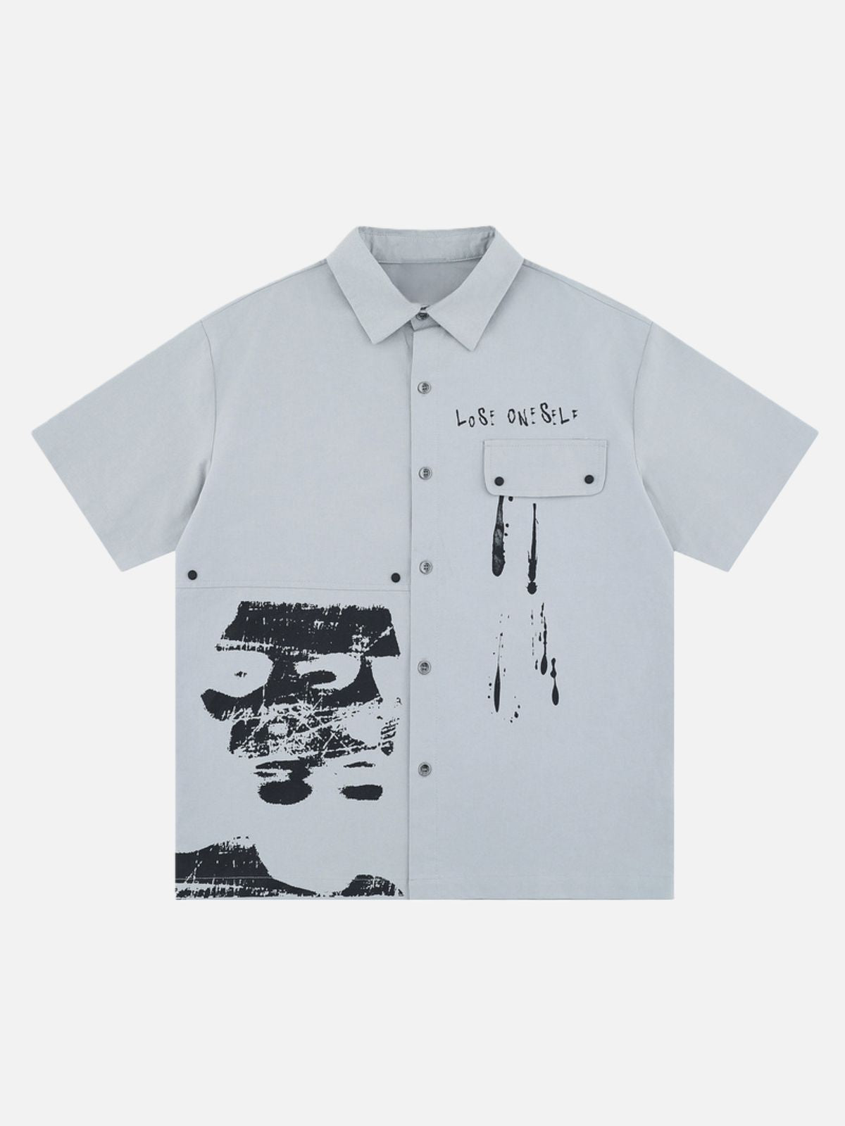 Haaura Abstract Print Shirt
