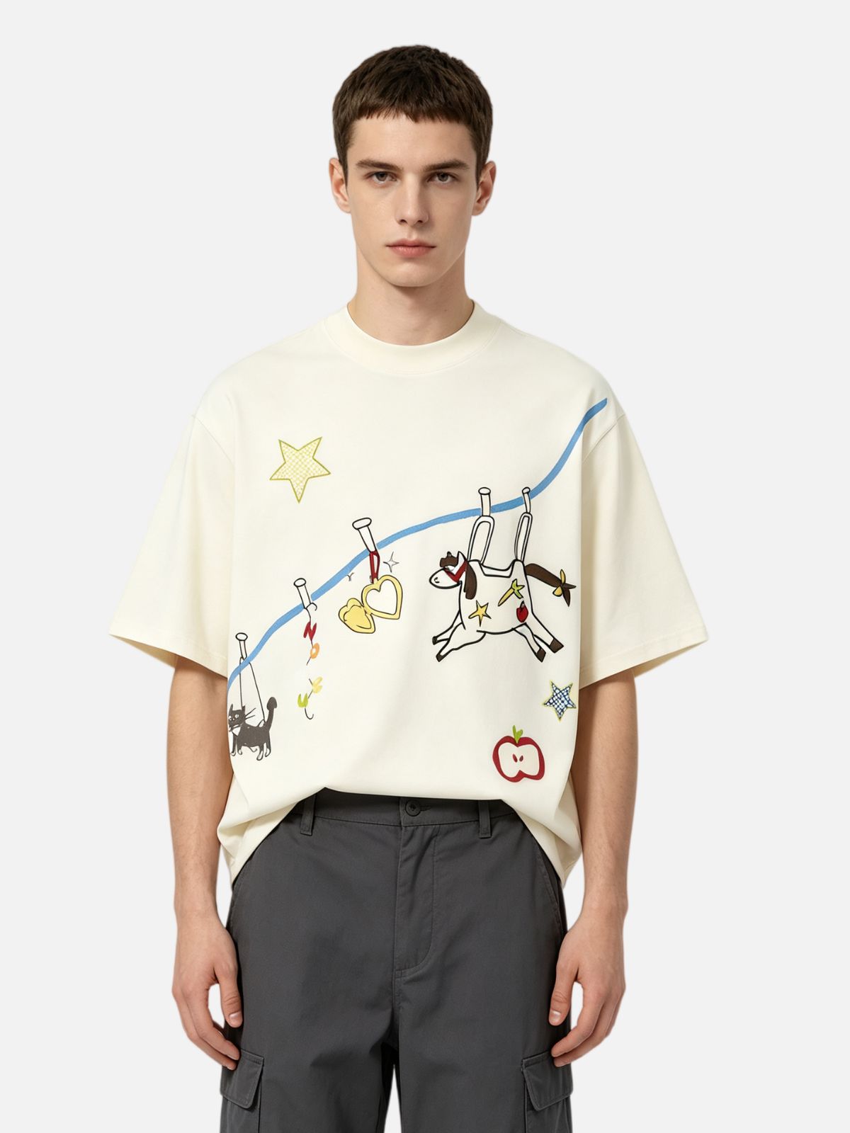 Haaura Hanging Doodle Graphic Tee
