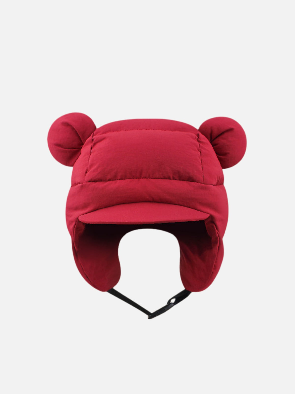 Padded Bear Ear Trapper Hat