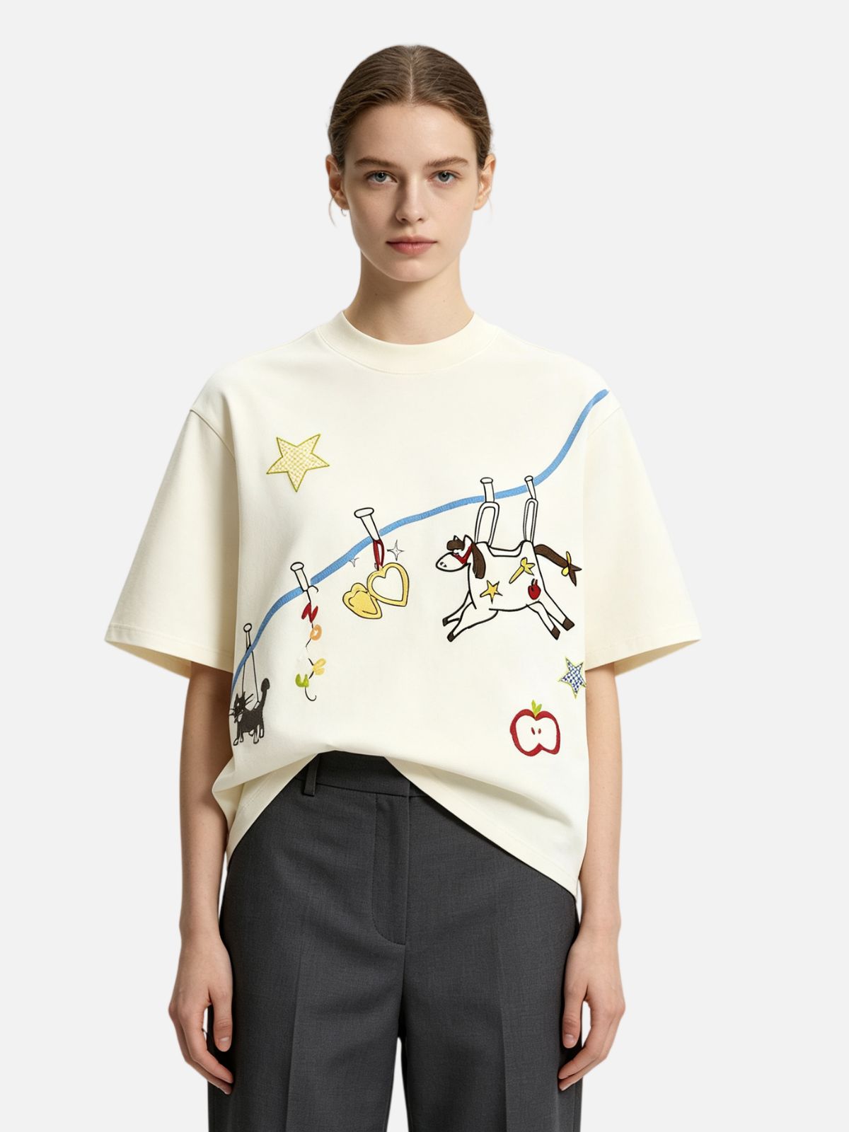 Haaura Hanging Doodle Graphic Tee