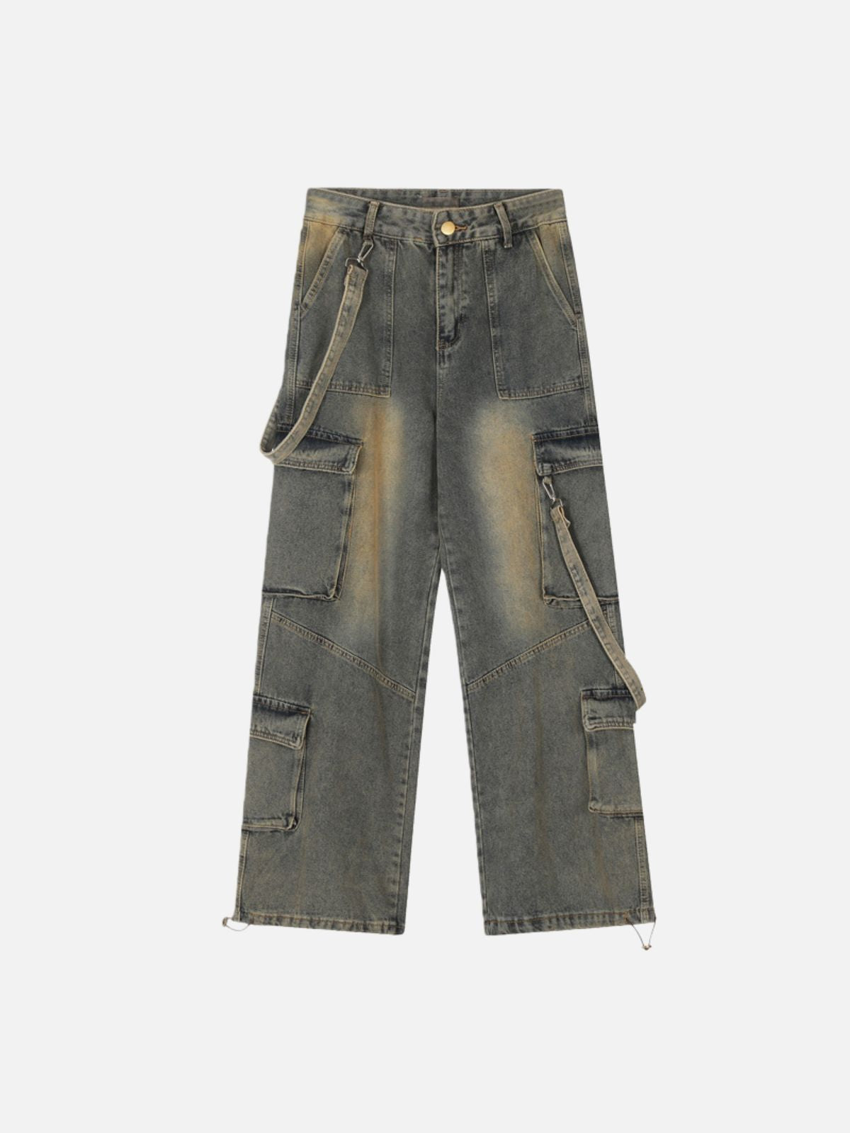 Haaura Multi Pocket Baaggy Jeans