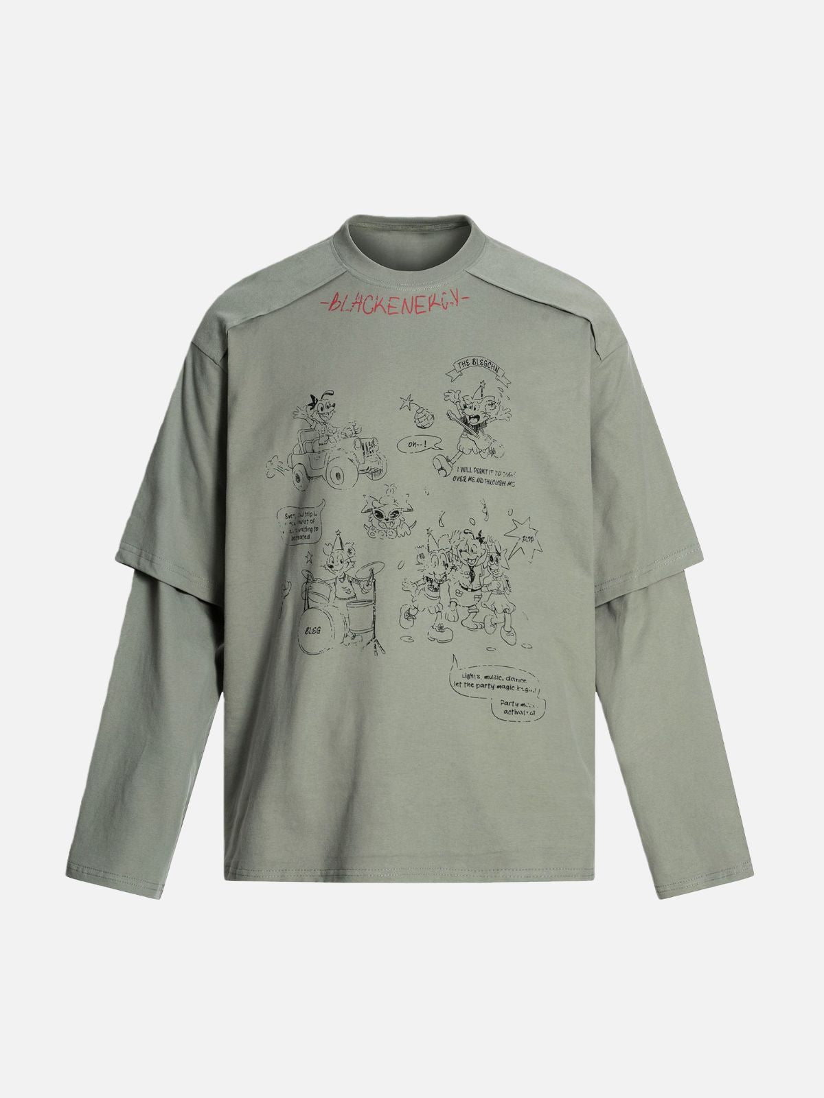 Haaura Blackenergy Doodle Long Sleeve Tee