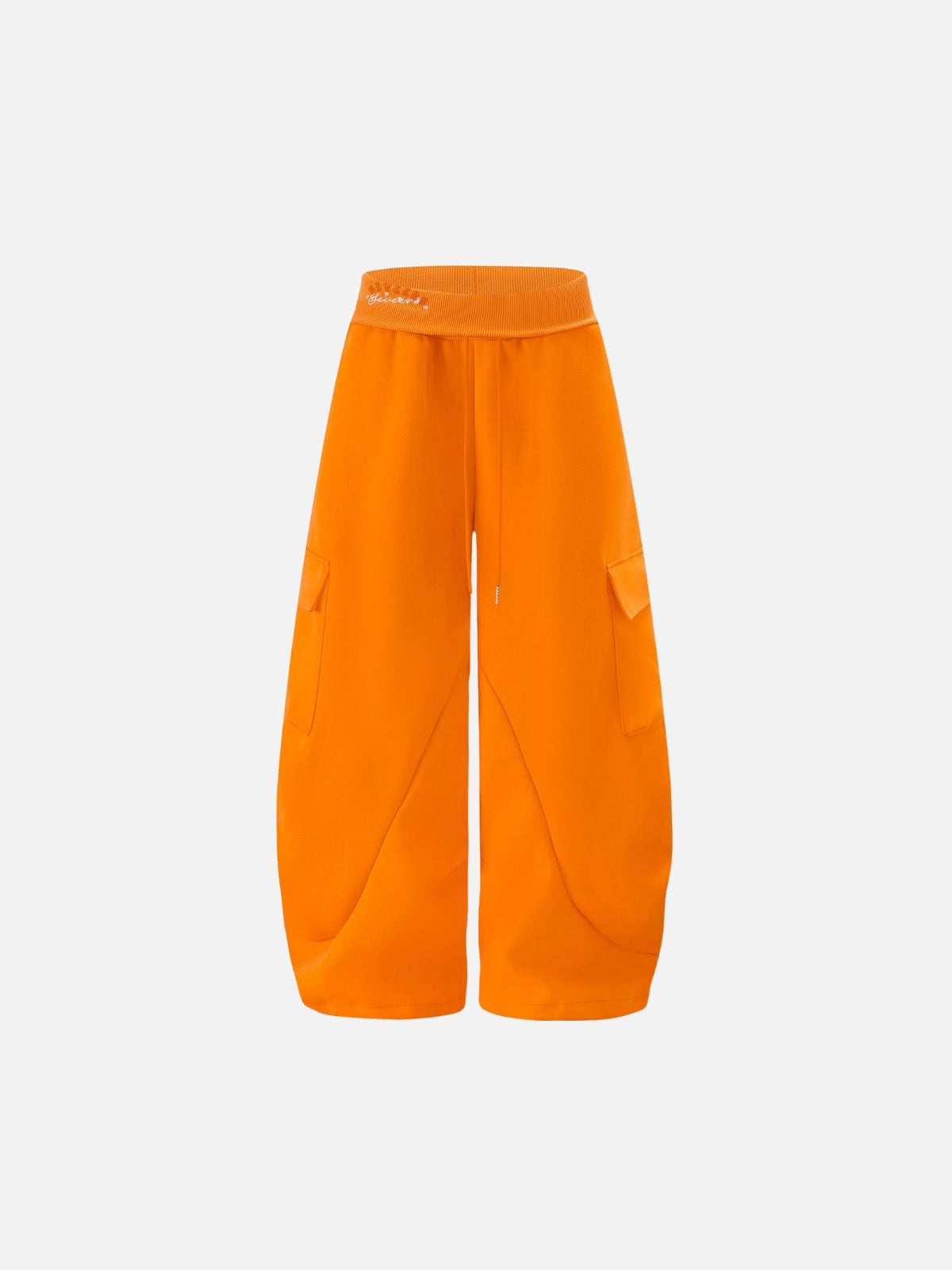 Haaura Contrast Waist Curved Pocket Sweatpants