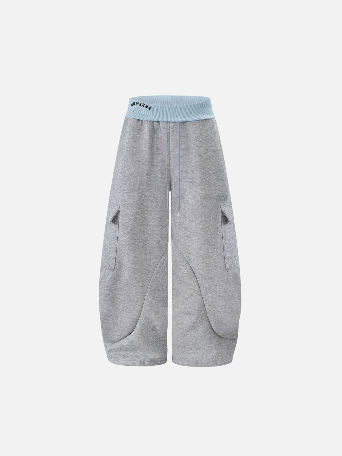 Haaura Contrast Waist Curved Pocket Sweatpants