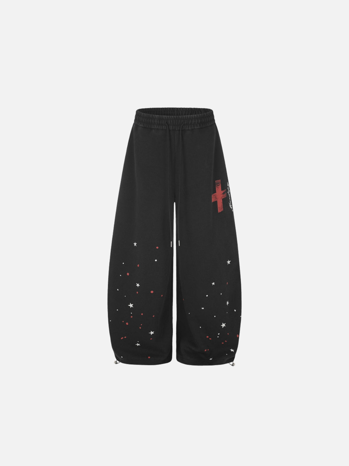 Haaura Cross Star Splatter Sweatpants