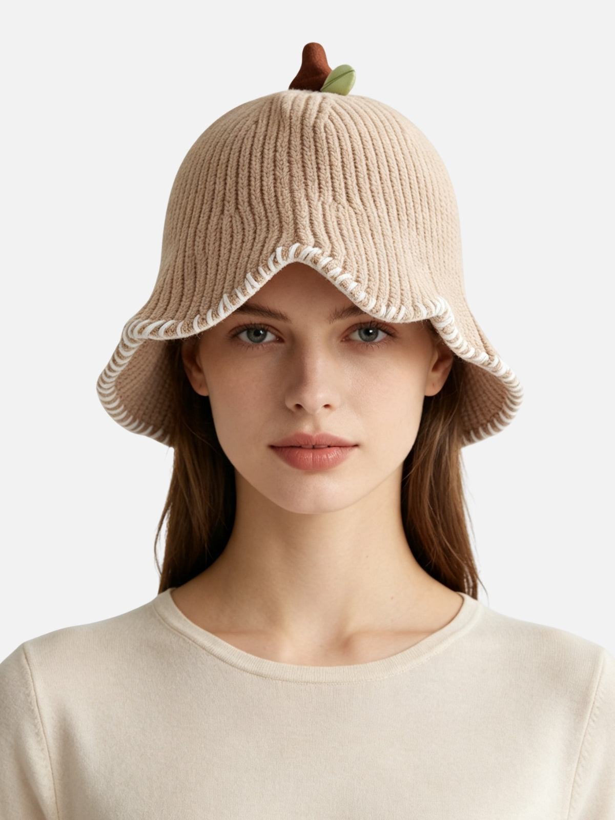 Ribbed Fruit Beanie