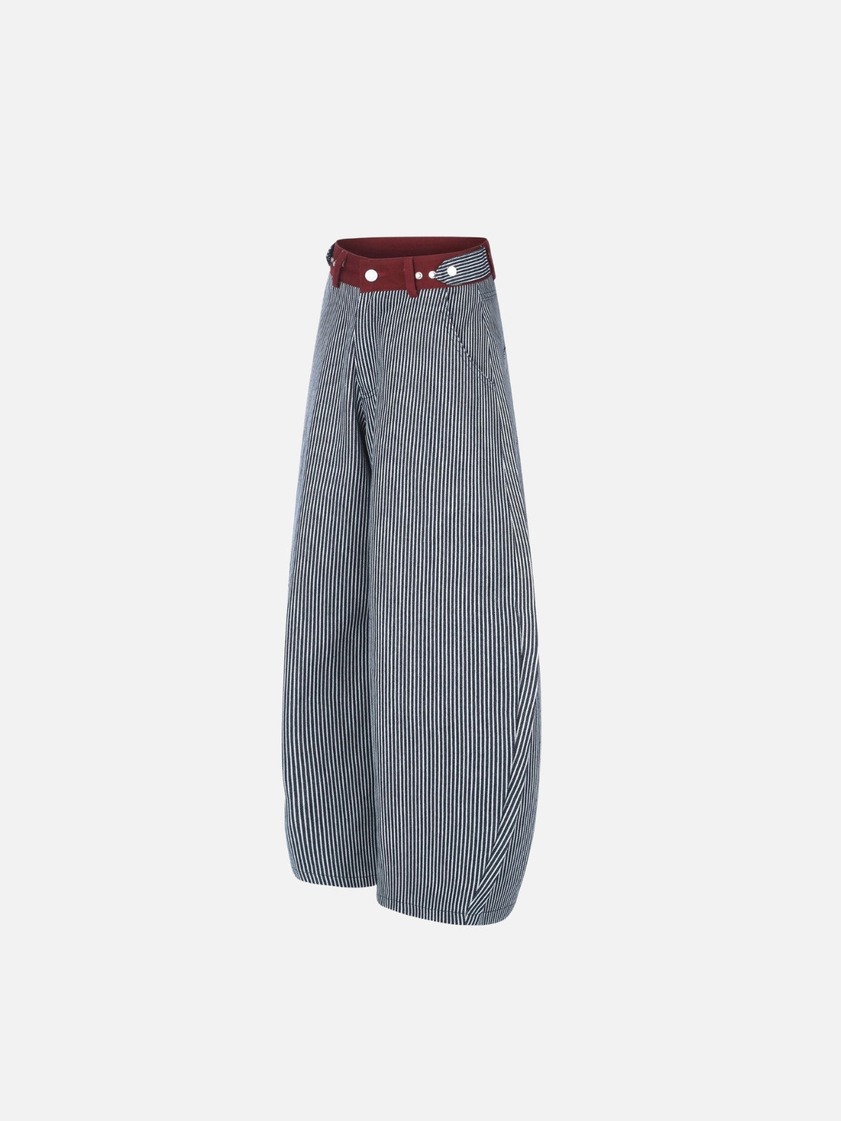 Haaura Contrast Waist Stripe Baggy Pants
