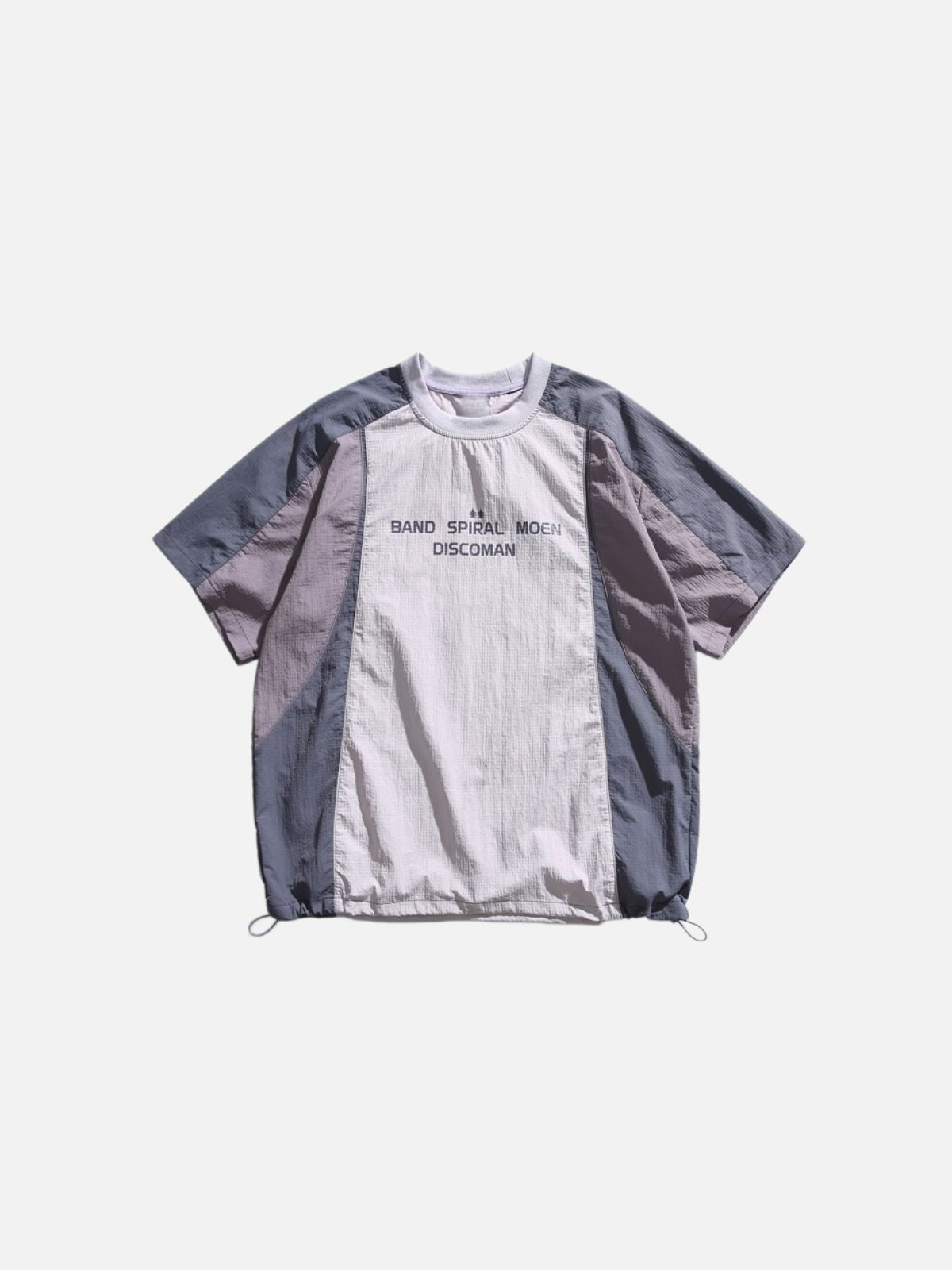 Haaura Color Block Drawstring Hem Tee