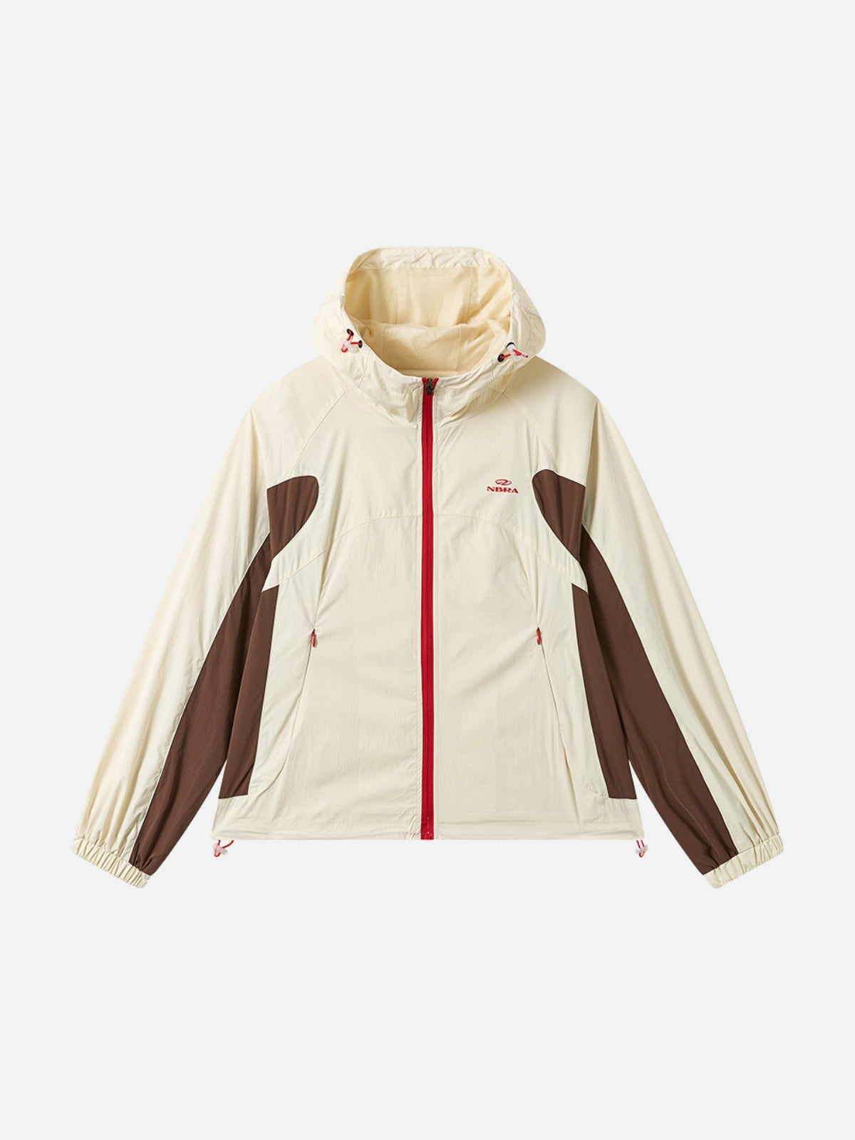 Haaura Colorblock Drawstring Hooded Jacket