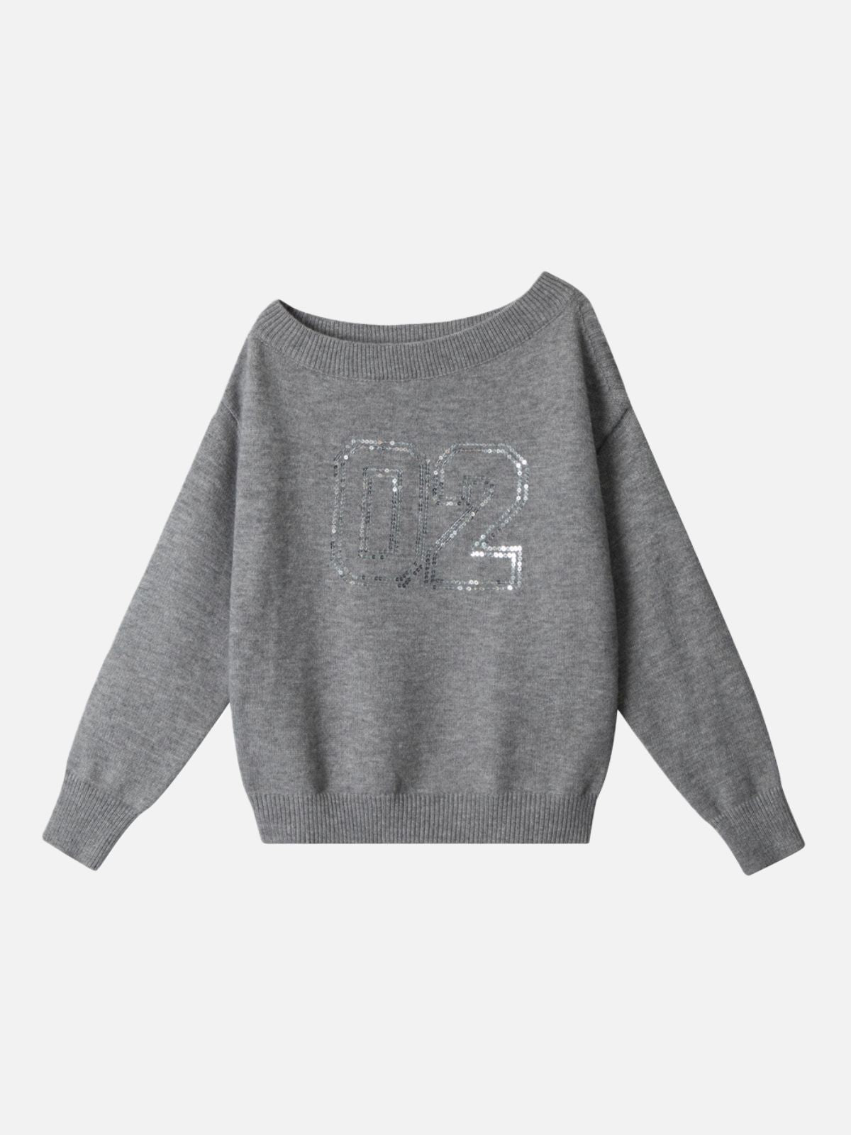 Haaura 02 Off-Shoulder Batwing Knit Top