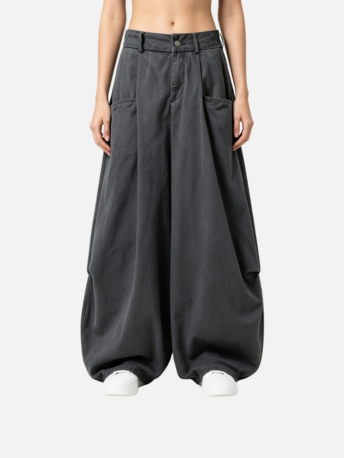 Haaura Cargo Baggy Barrel Pants