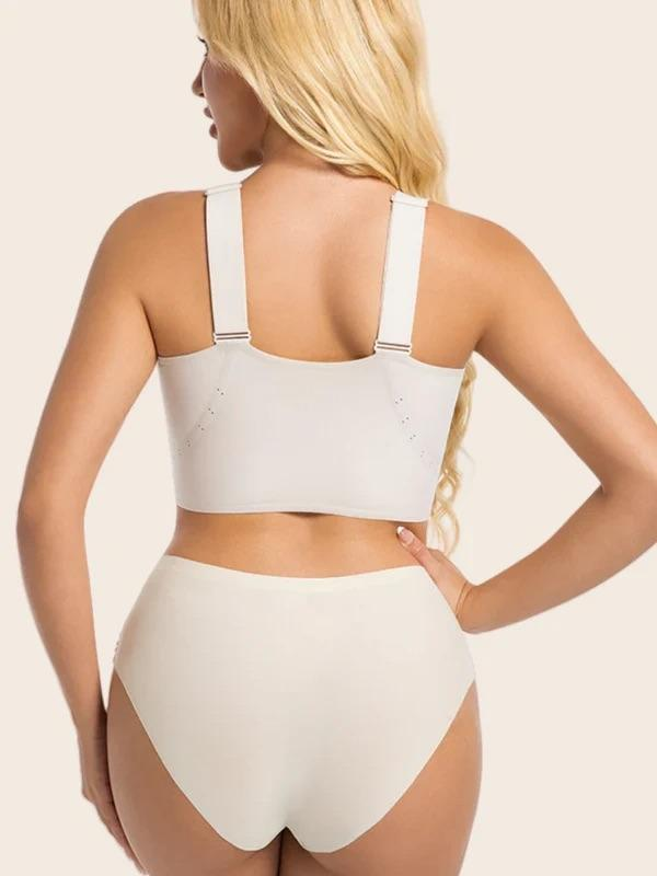 Plus Size Wireless Front-Close Comfort Jelly Bra