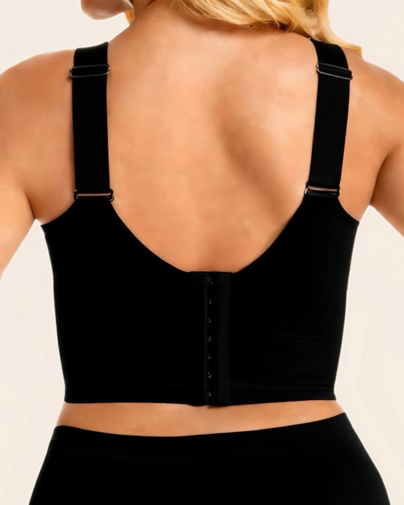 Plus Size Back Fat Smoothing Bra Jelly Seamless Push Up