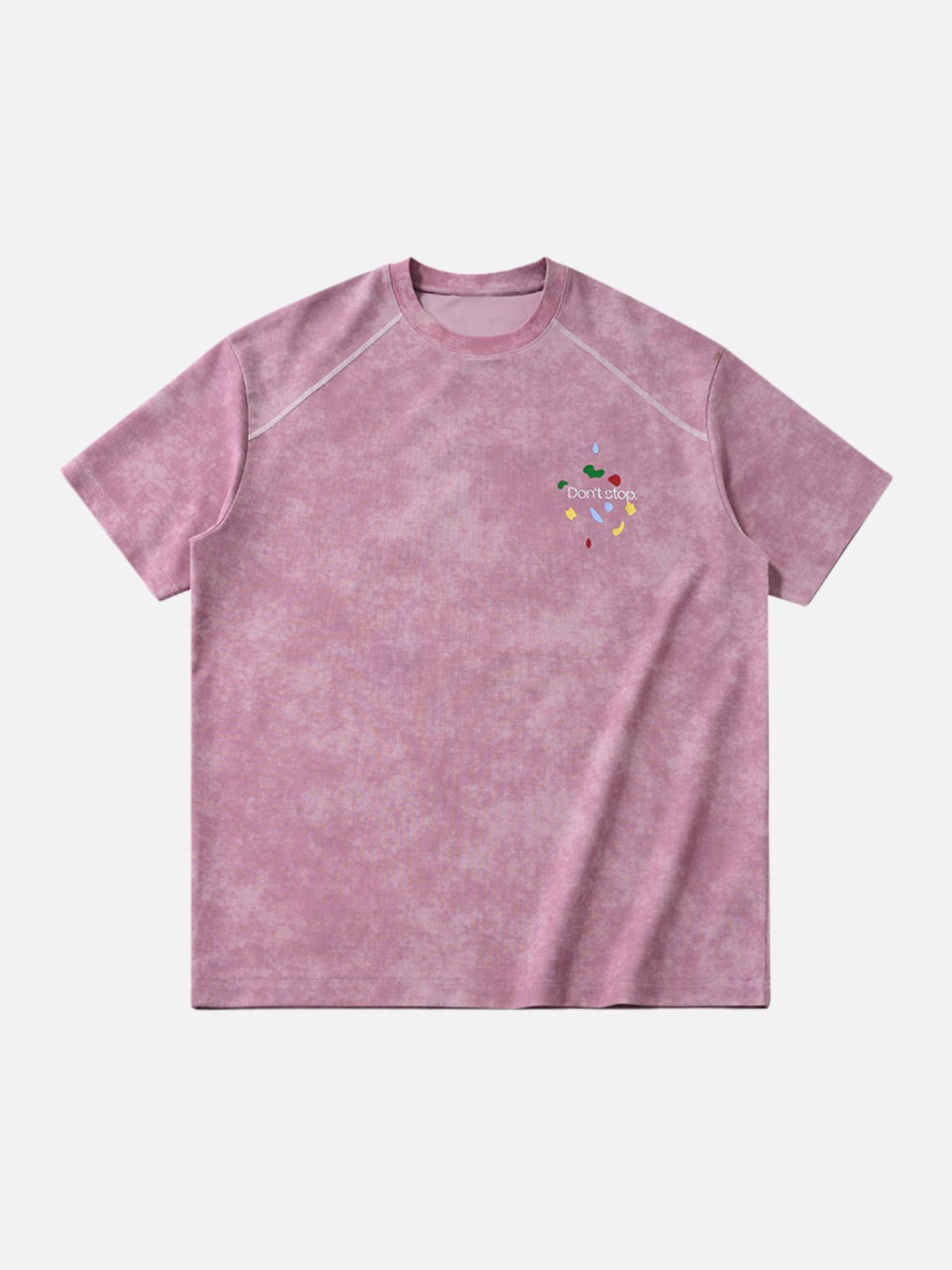 Haaura Don‘t Stop Rainbow Print Tee