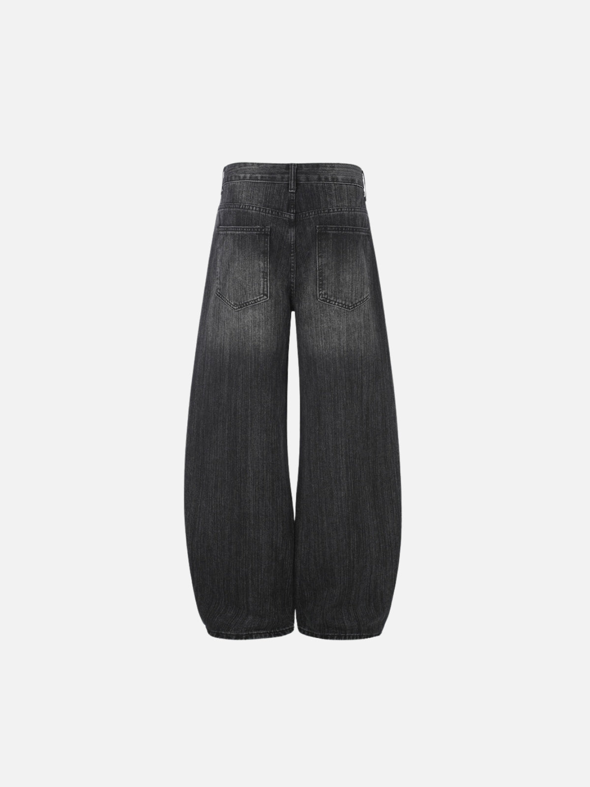 Haaura Washed Baggy Barrel Jeans