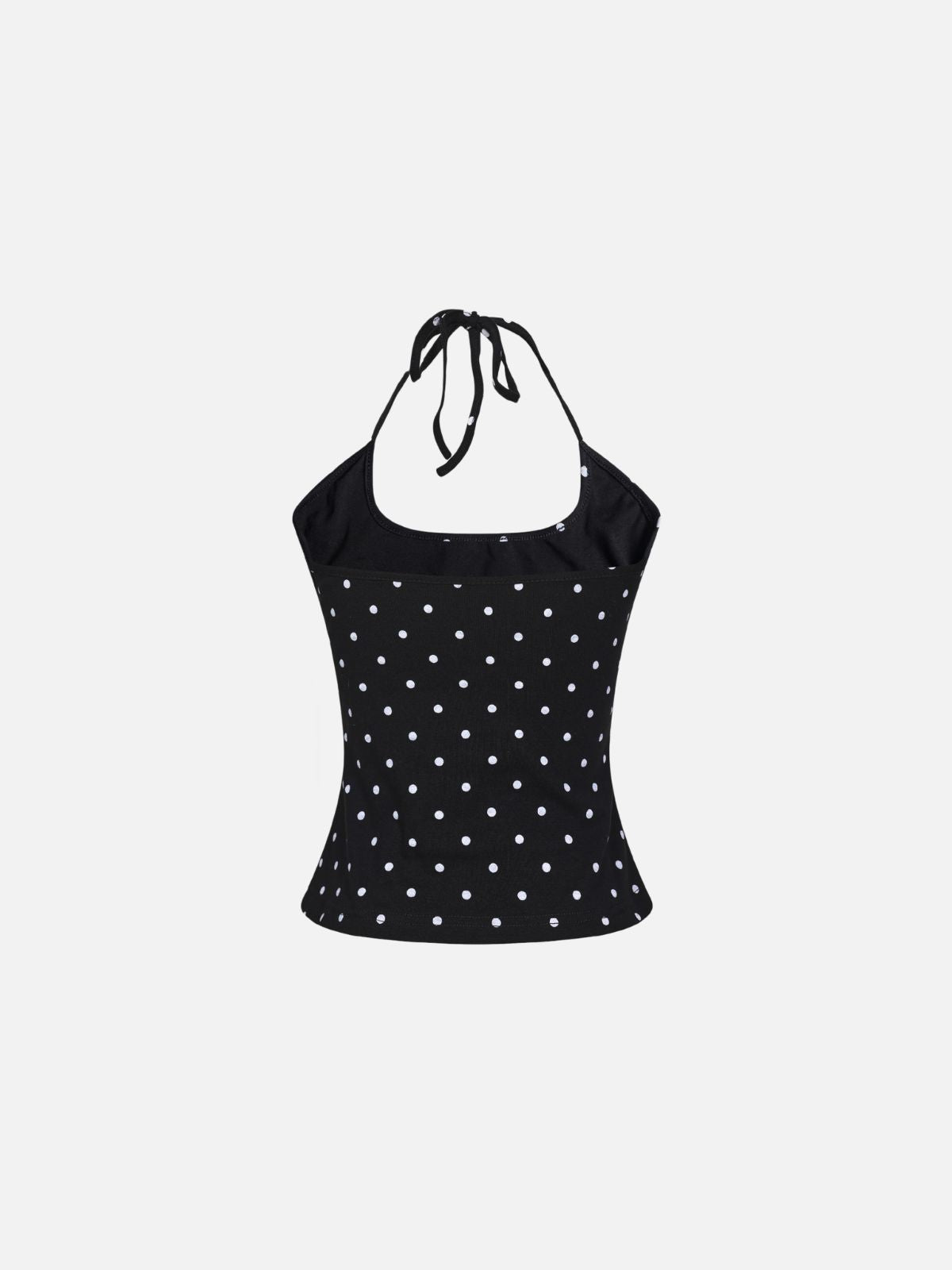 Haaura Polka Dot Halter Cami Top