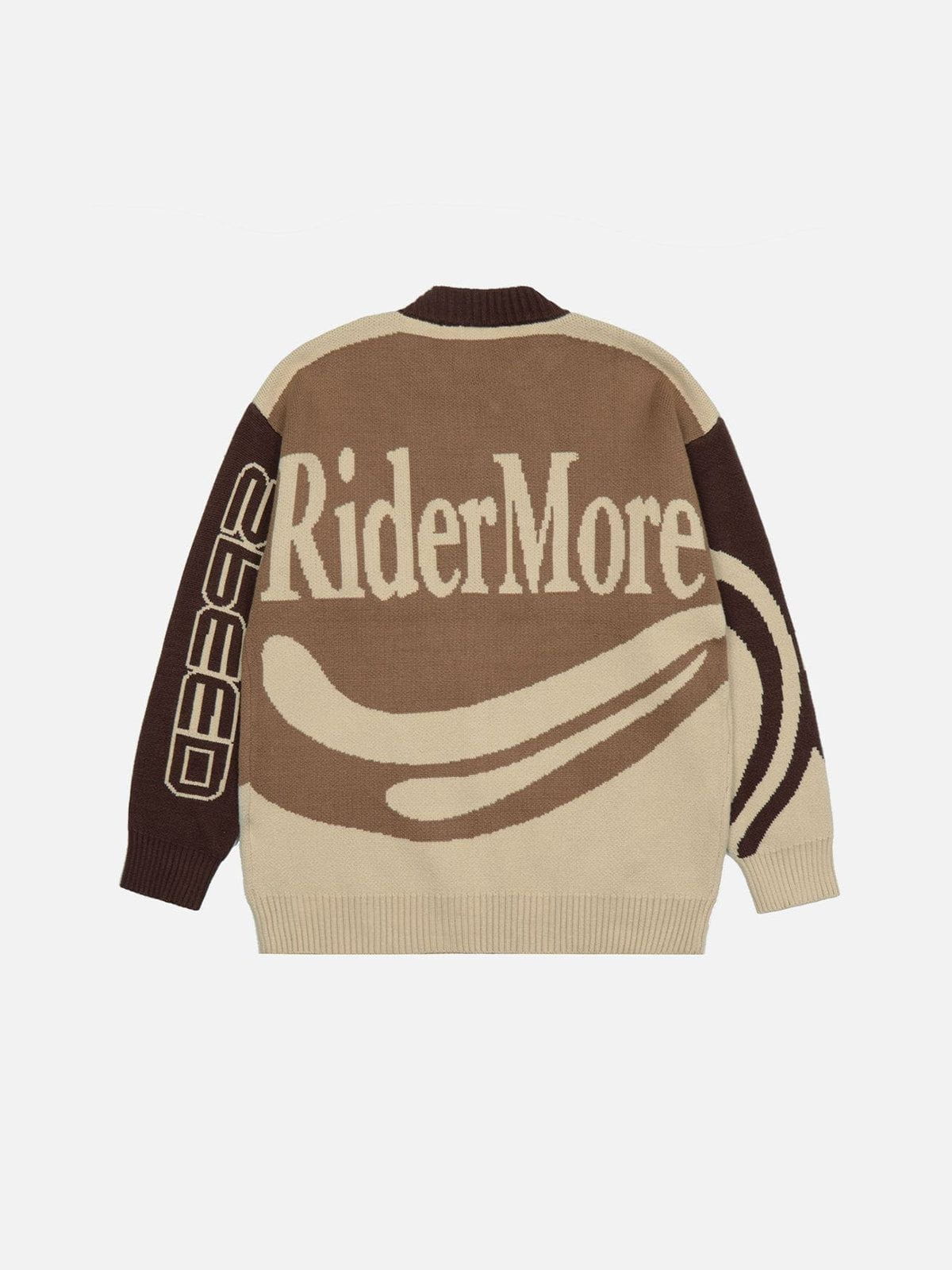 Haaura Color Block Racing Cardigan