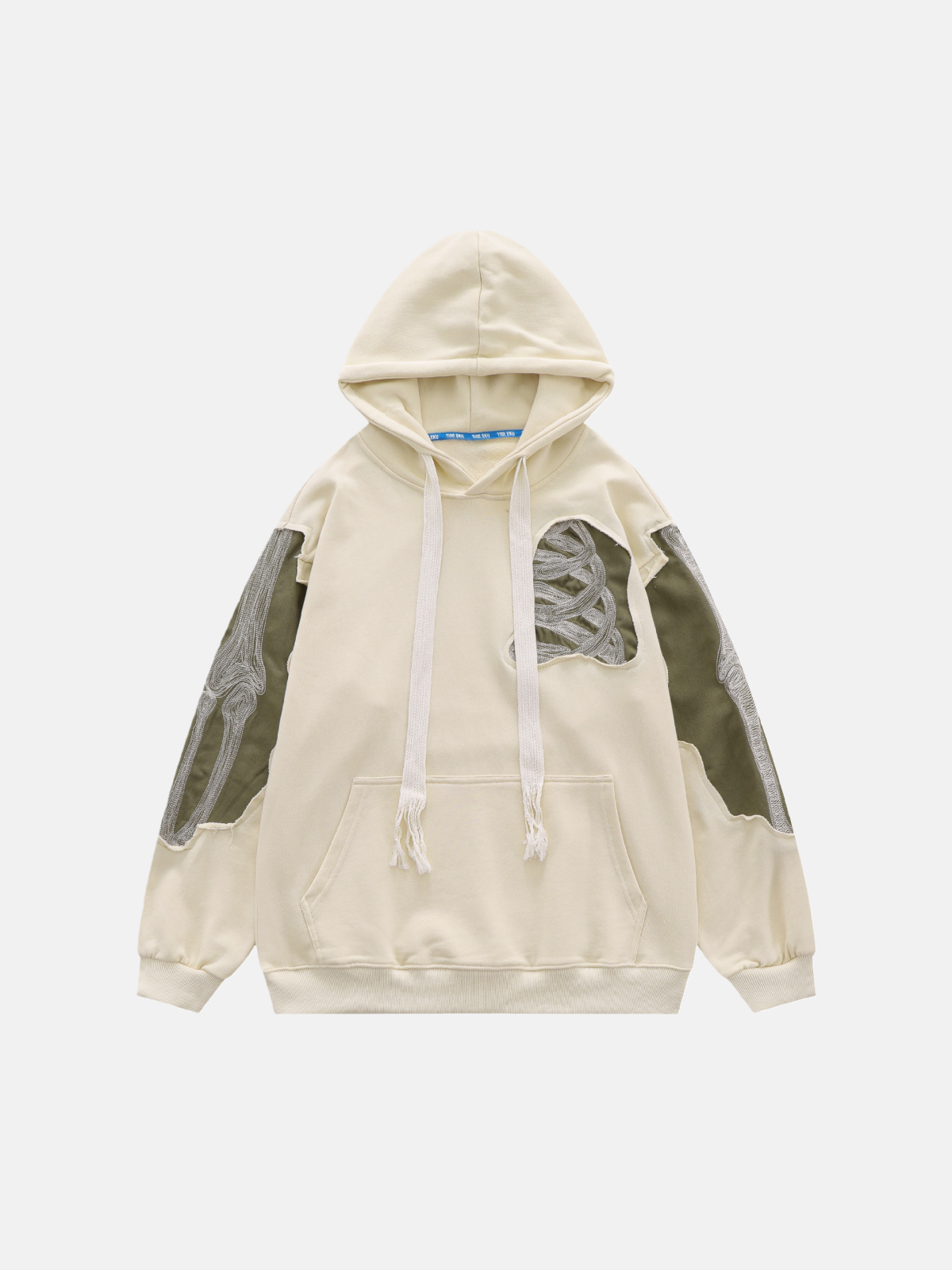 Haaura Bone Cross Pocket Hoodie