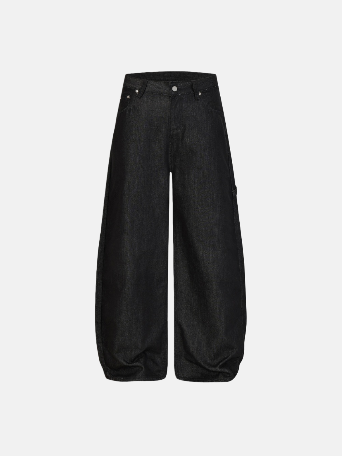 Haaura Cross-Embroidered Wide-Leg Jeans