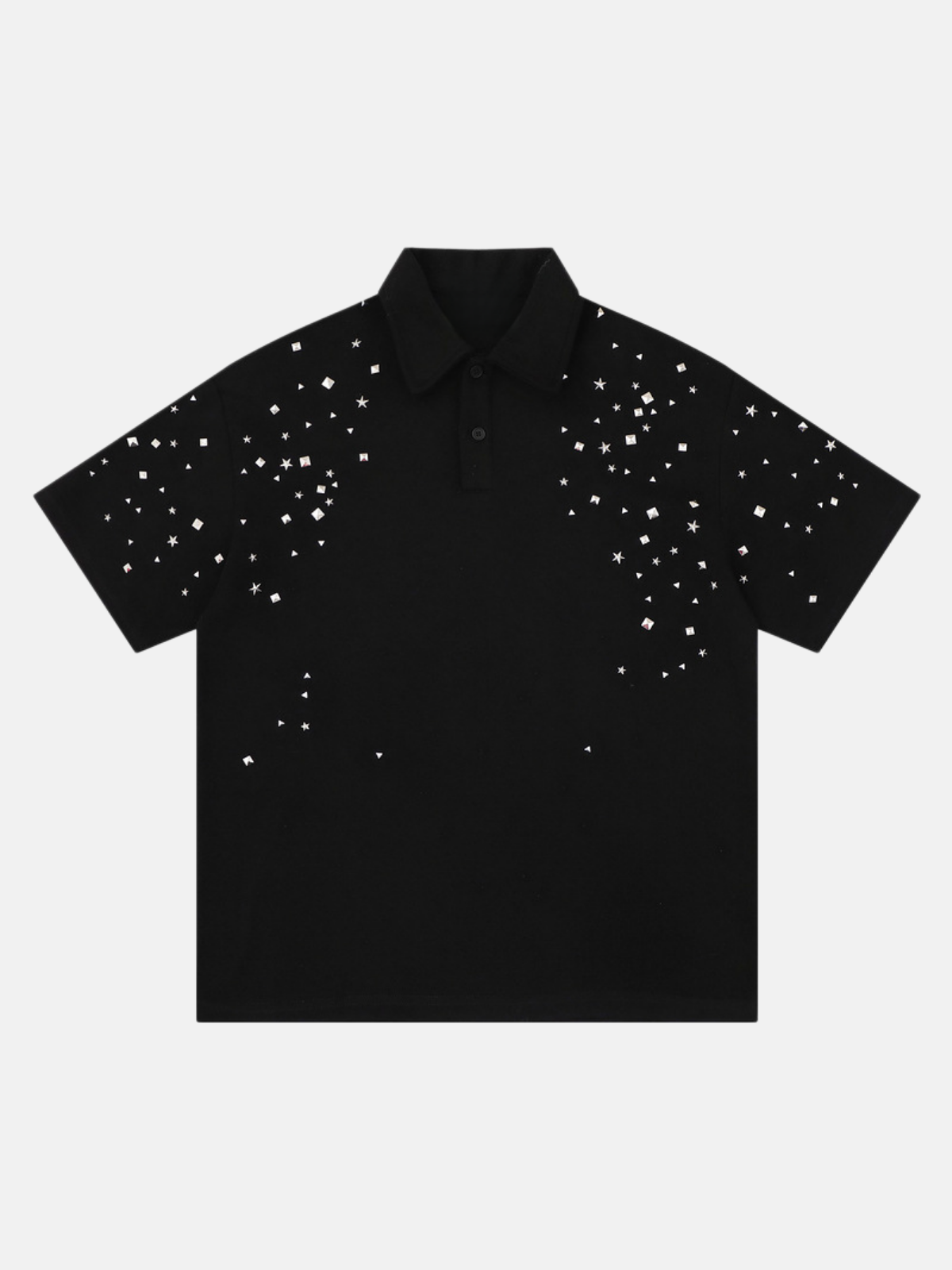Haaura Star Studded Polo Tee