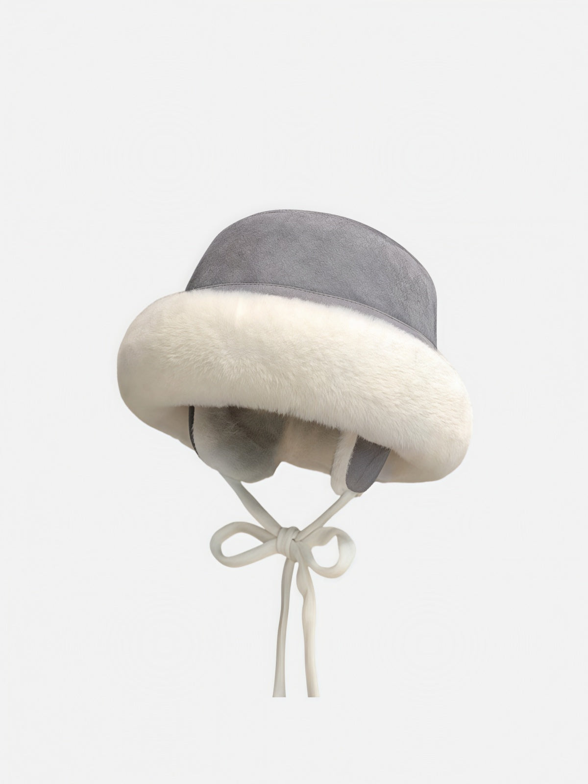 Suede Fluffy Earflap Hat
