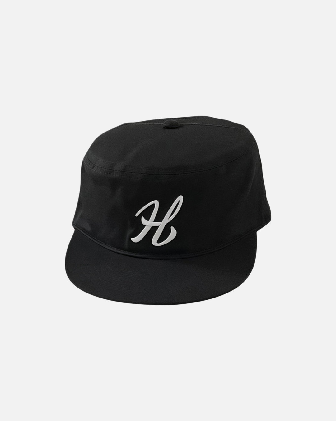 Tweed Script H Camp Cap