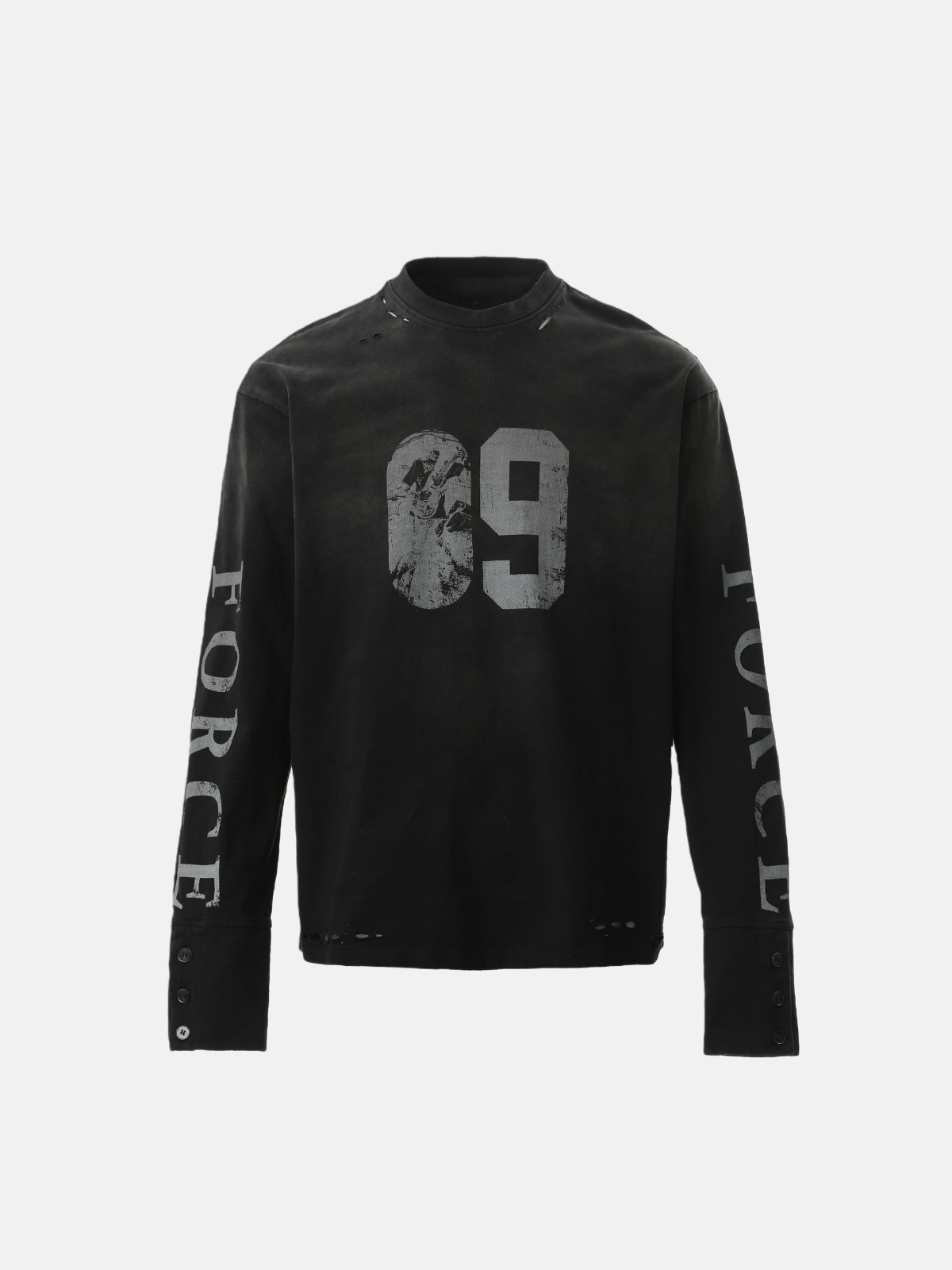 Haaura 09 Force Distressed Long Sleeve Tee