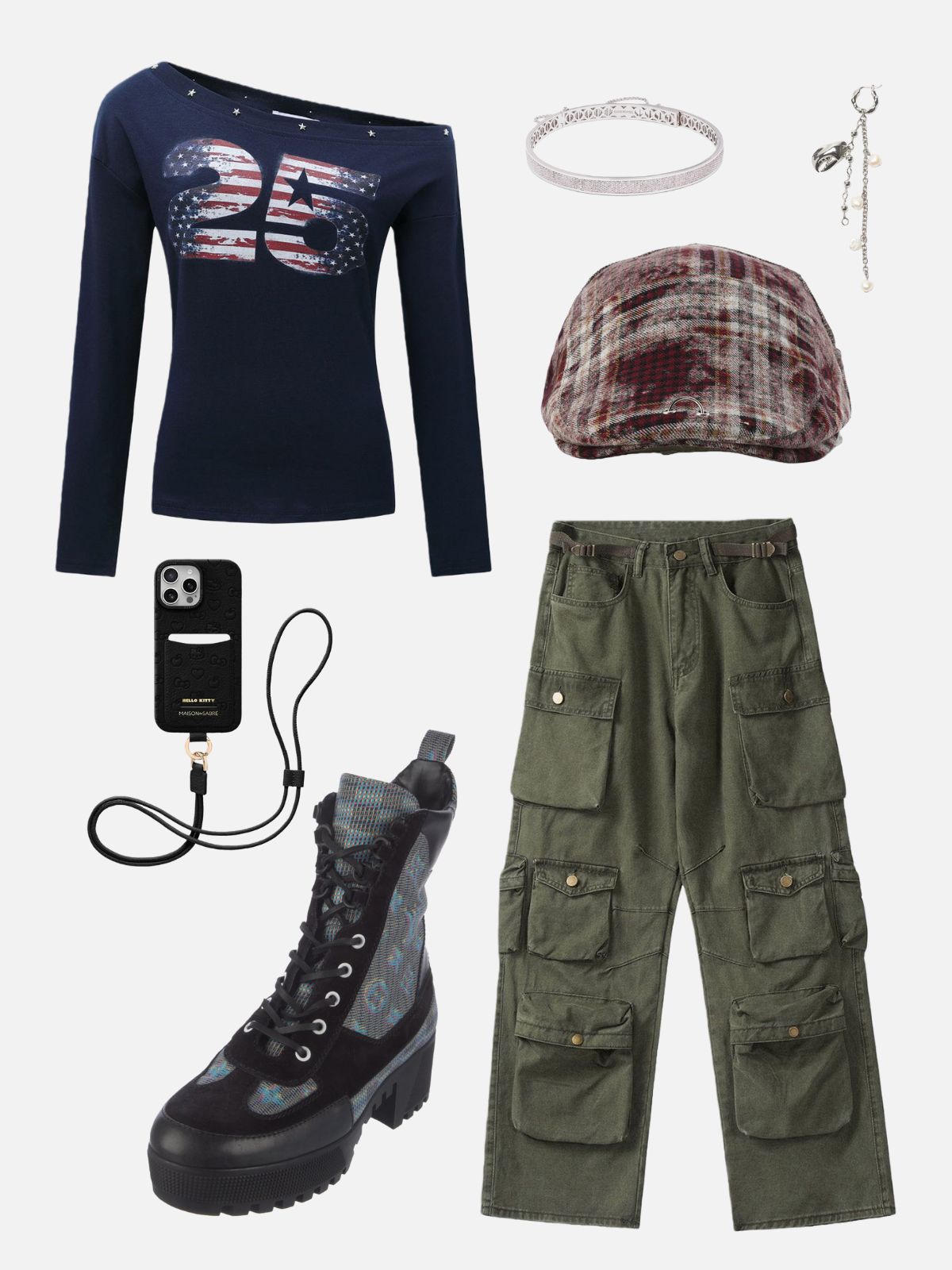 Haaura Vintage Multi-pocket Cargo Pants