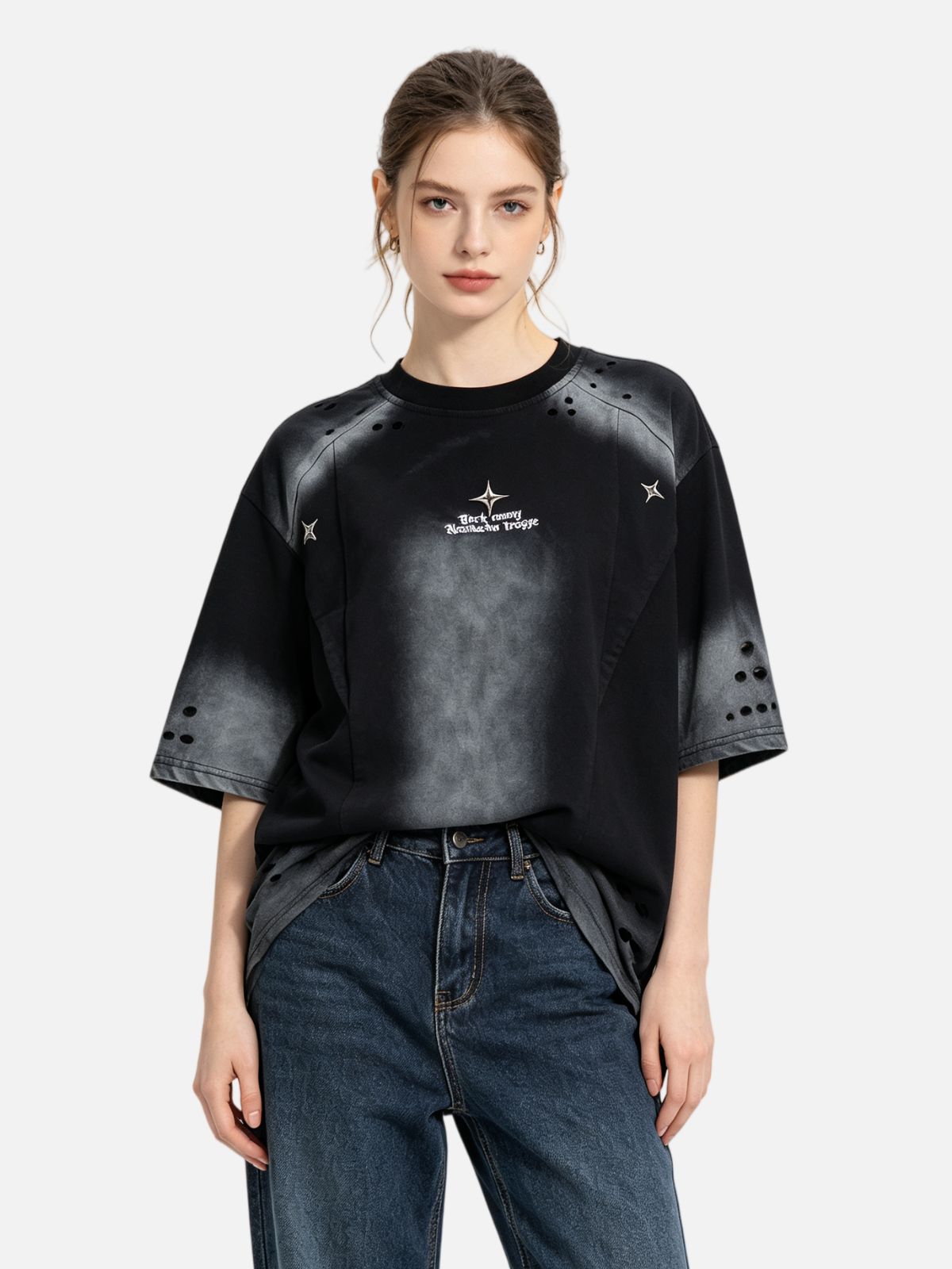 Haaura Distressed Graphic Tee