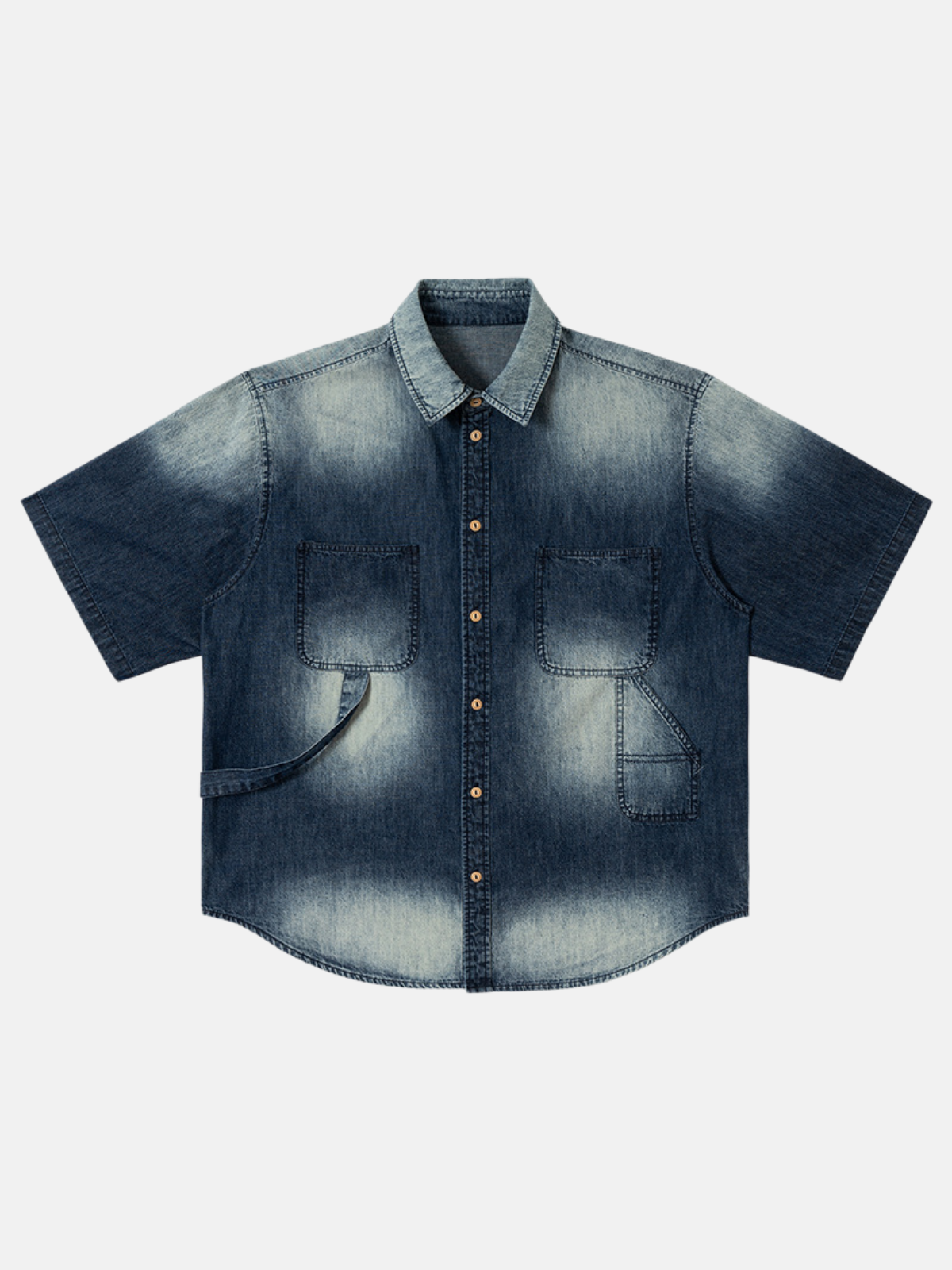 Haaura Utility Style Denim Shirt