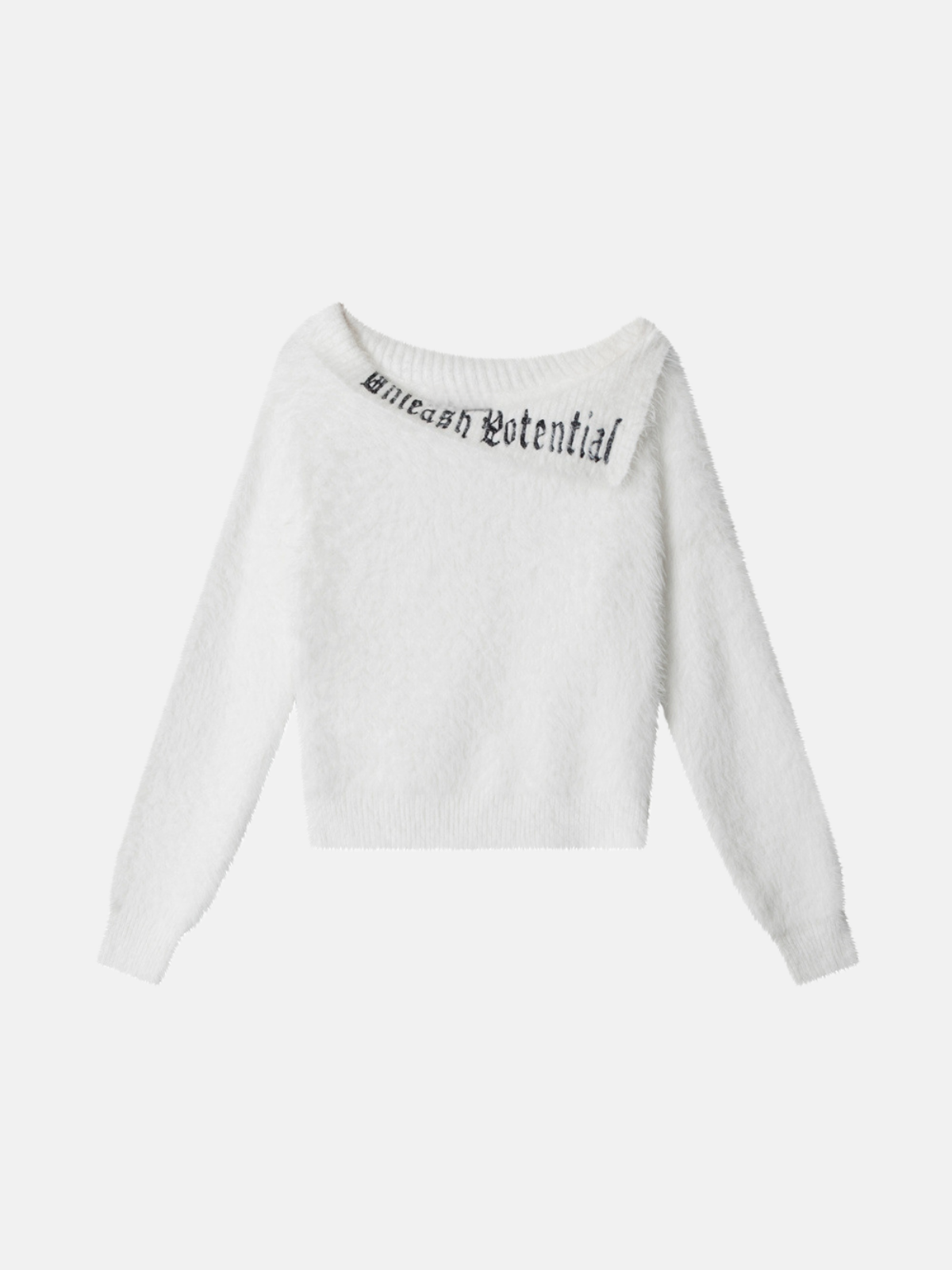Haaura Asymmetric Crewneck Sweater