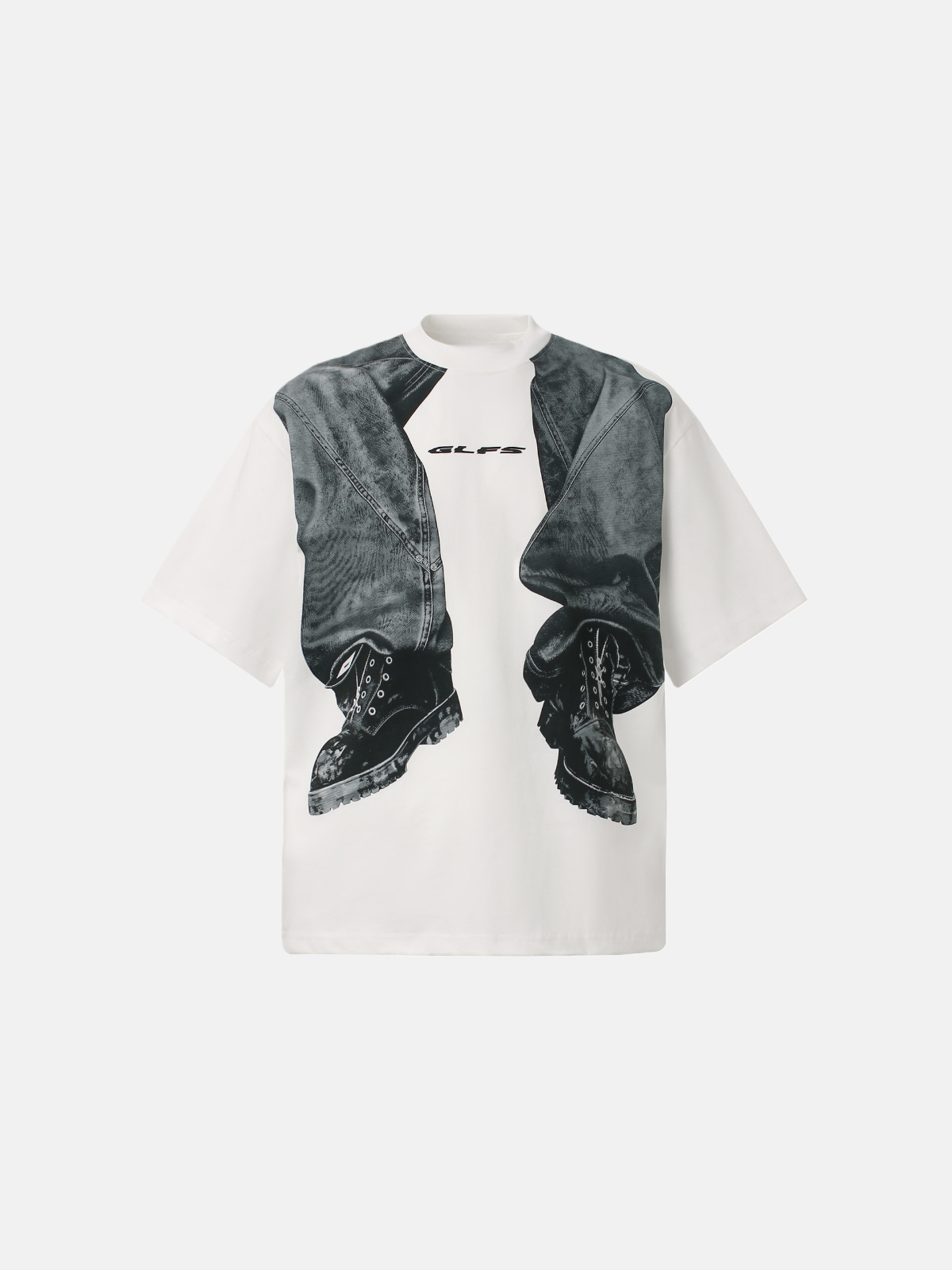 Haaura Stacked Denim & Boots Graphic Tee