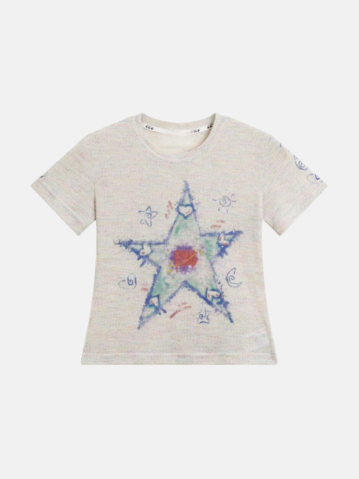 Haaura Hand-Drawn Star Doodle Tee