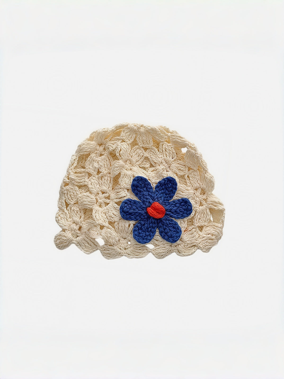 3D Floral Crochet Bucket Hat