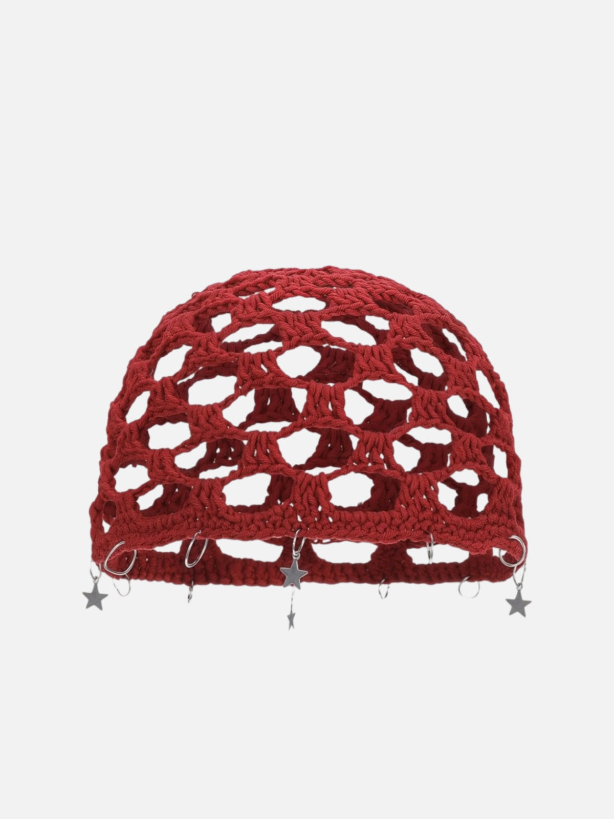 Star Charm Crochet Beanie