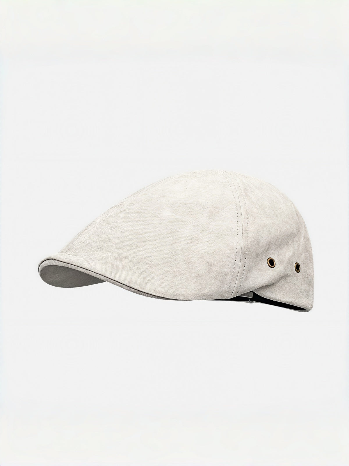 Washed Eyelet Flat Beret