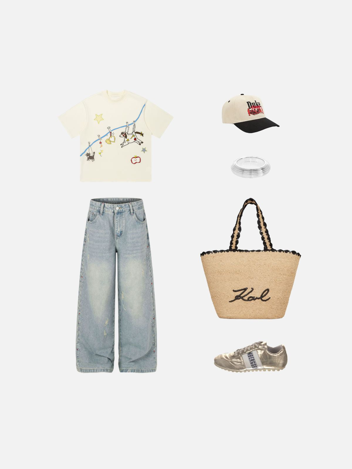 Haaura Hanging Doodle Graphic Tee