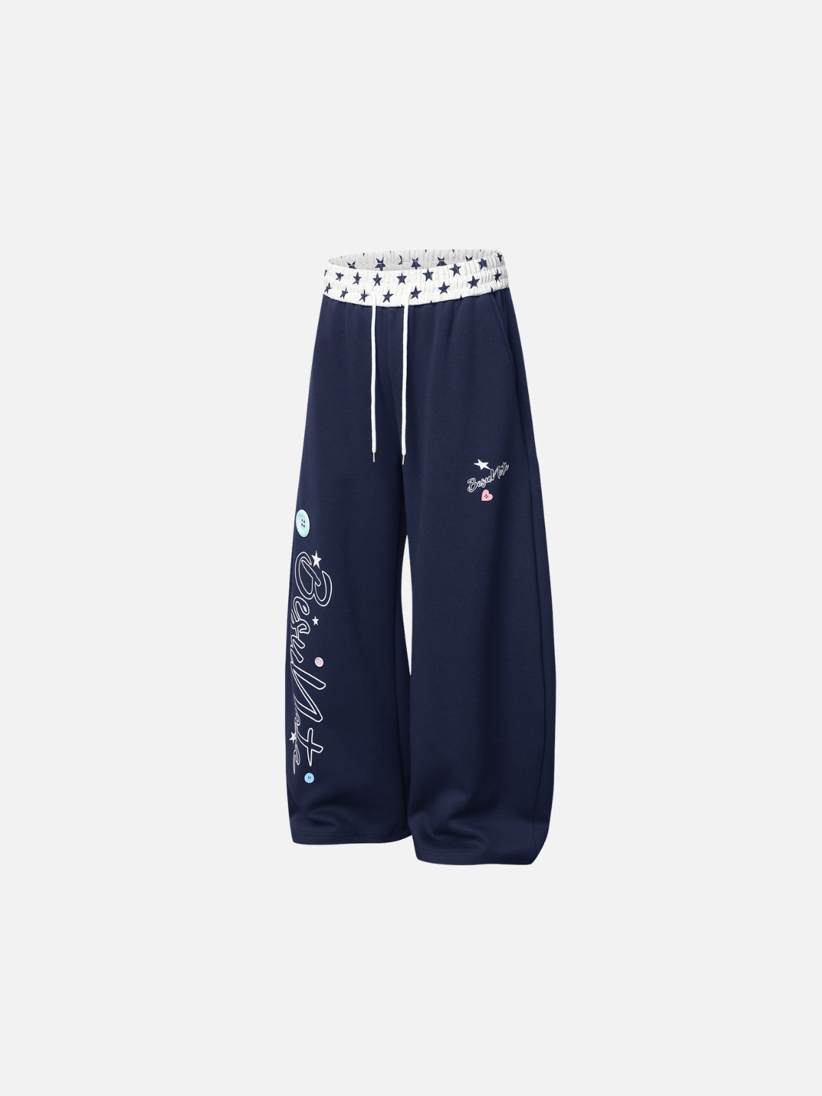 Haaura Star Waist Script Sweatpants
