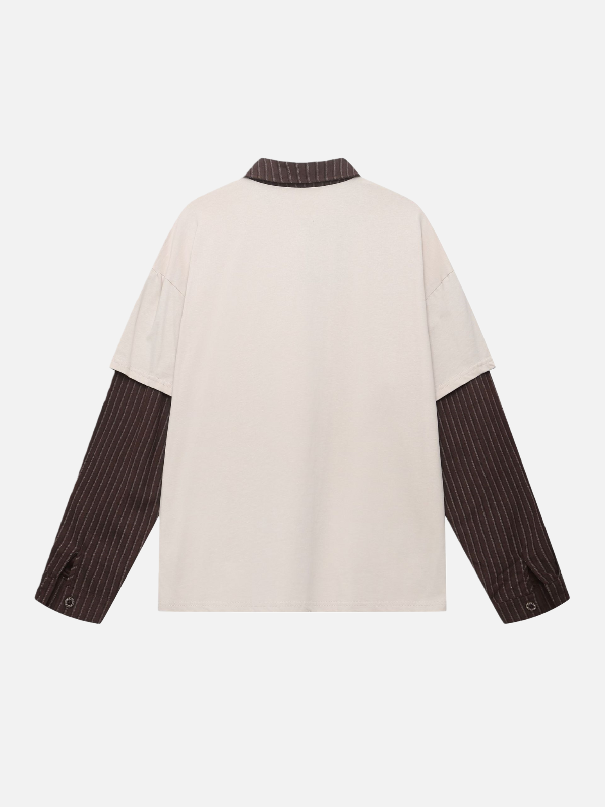 Haaura Layered Stripe Polo Shirt