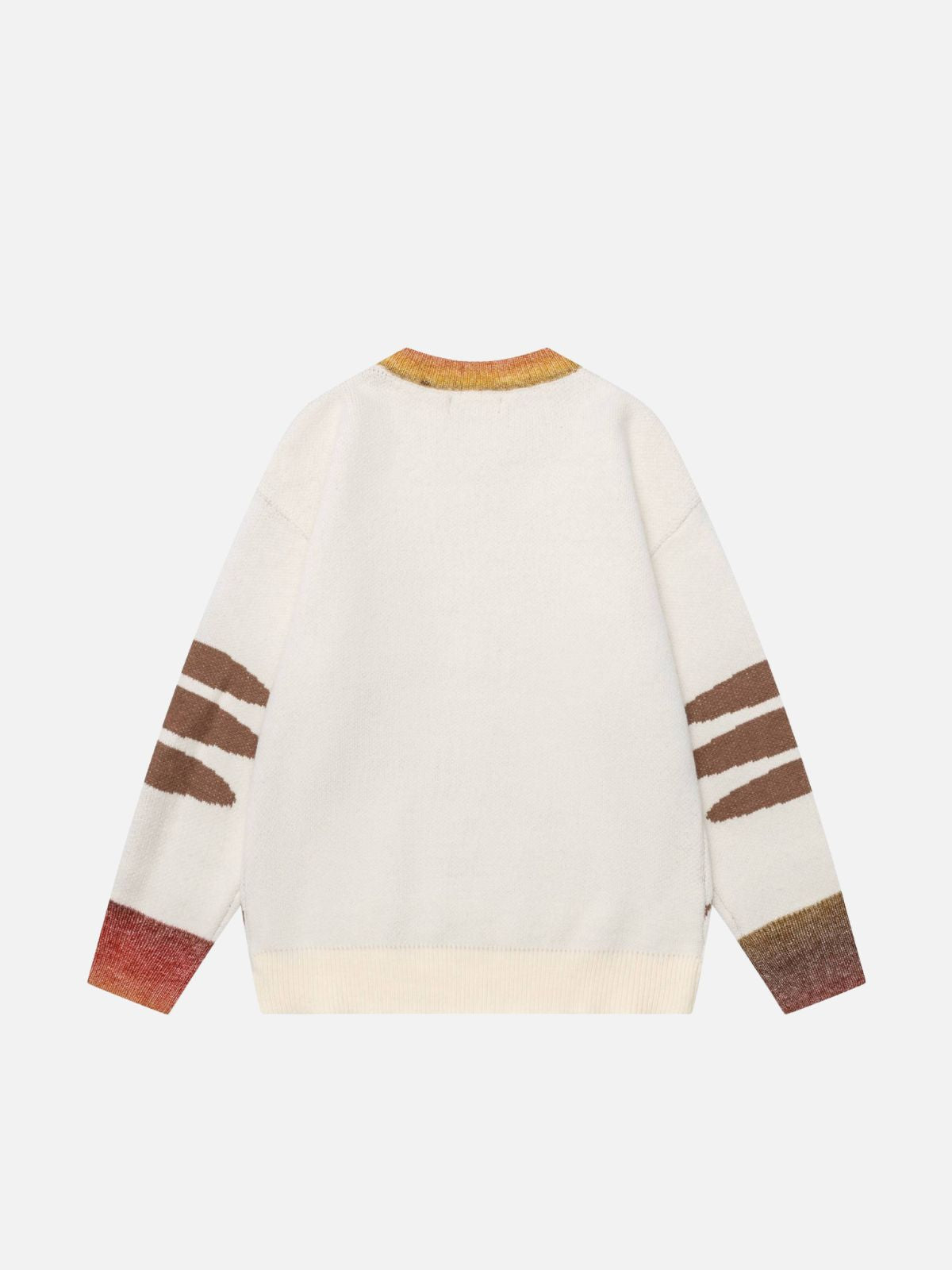 Haaura Line Art Cat Stripe Sweater