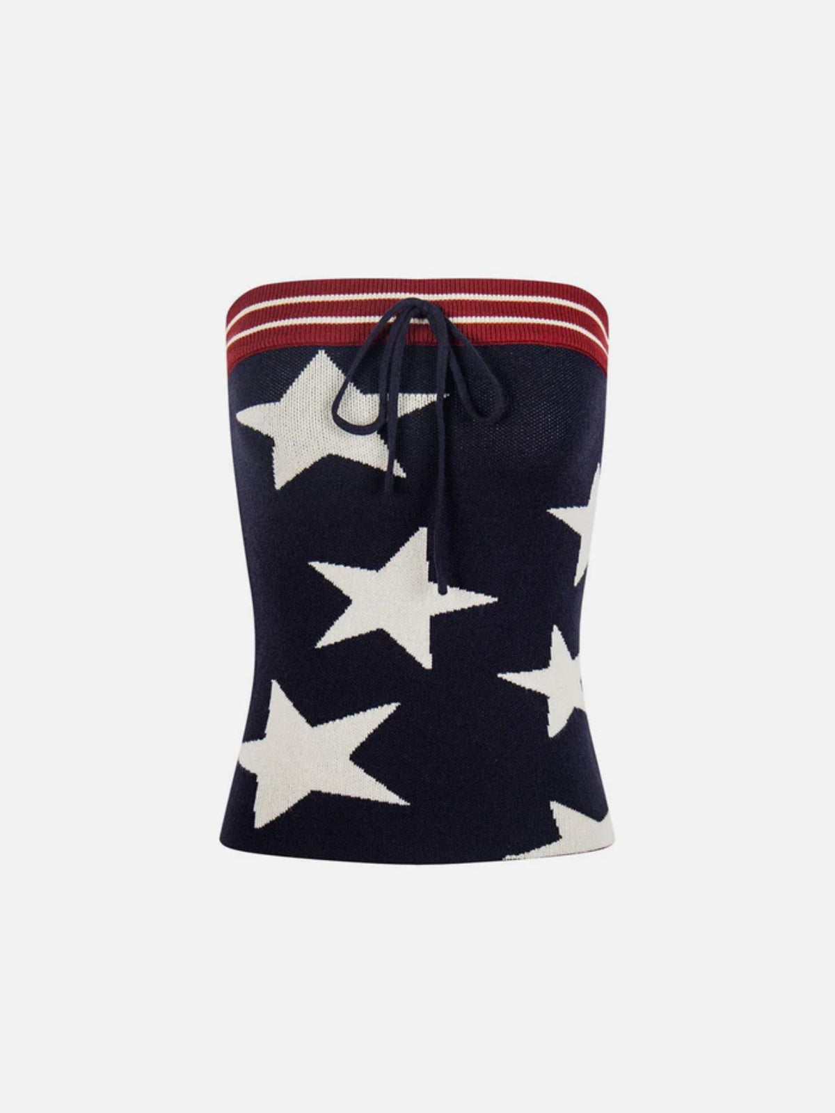 Haaura Star Knit Tube Top