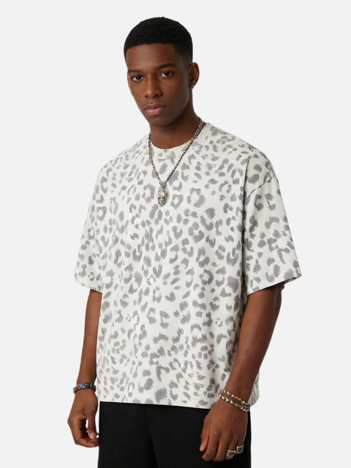 Haaura Leopard Print Tee