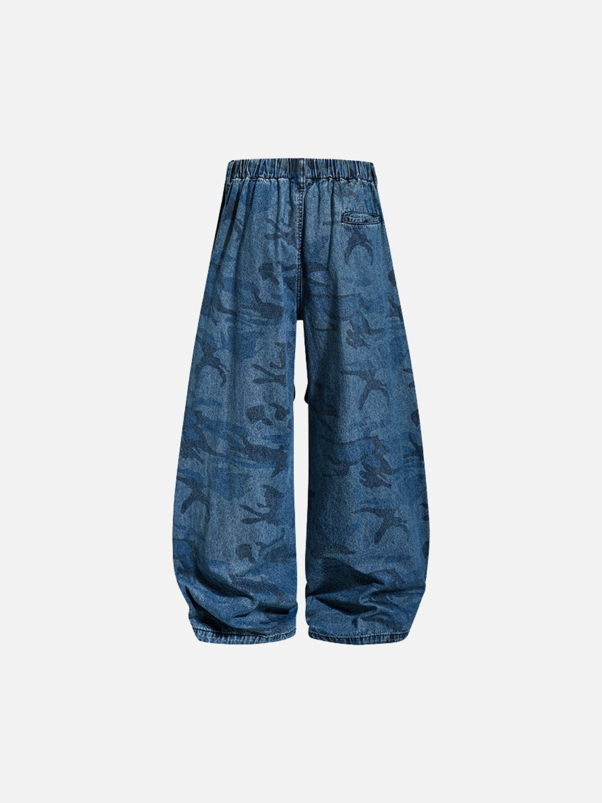 Haaura Camo Washed Baggy Jeans