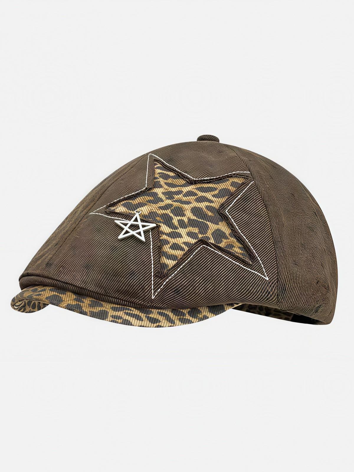 Leopard Star Polka Dot Beret