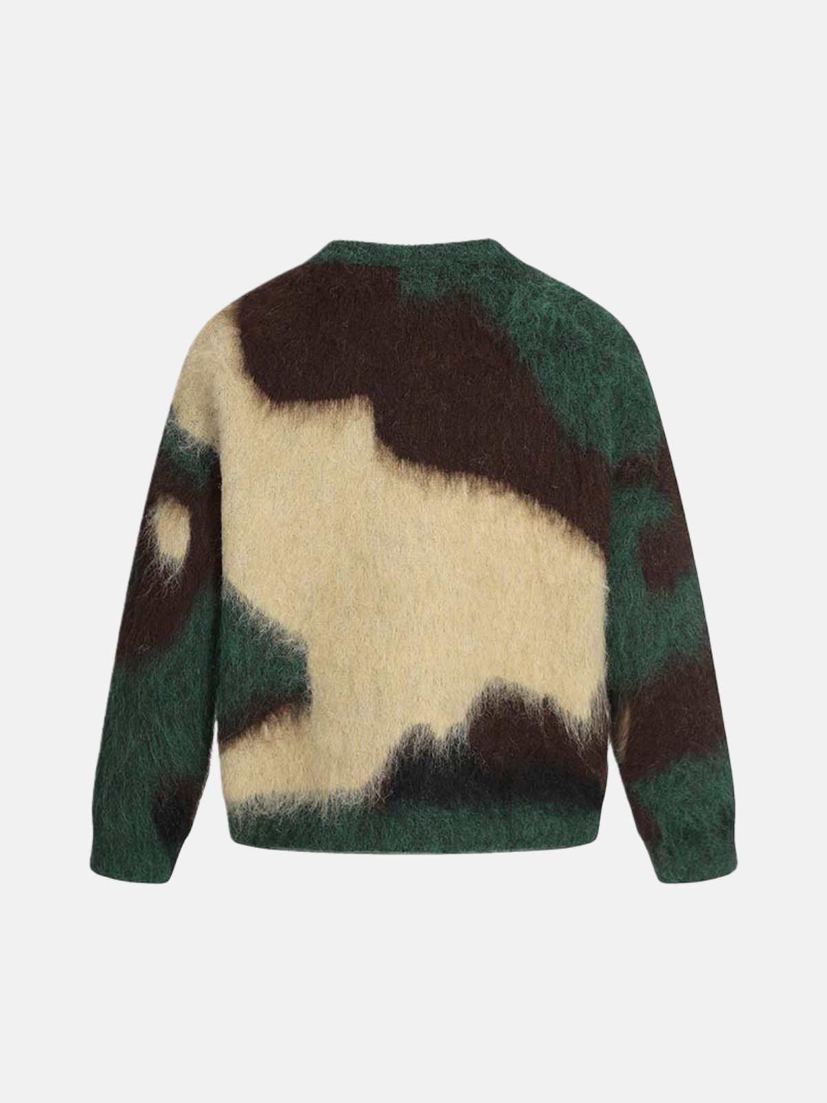 Haaura Camo Fleece Crewneck Sweater