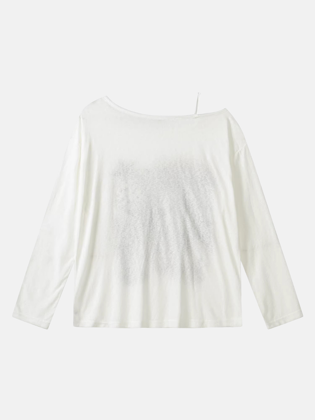 Haaura Star Collage Off-The-Shoulder Long Sleeve Tee