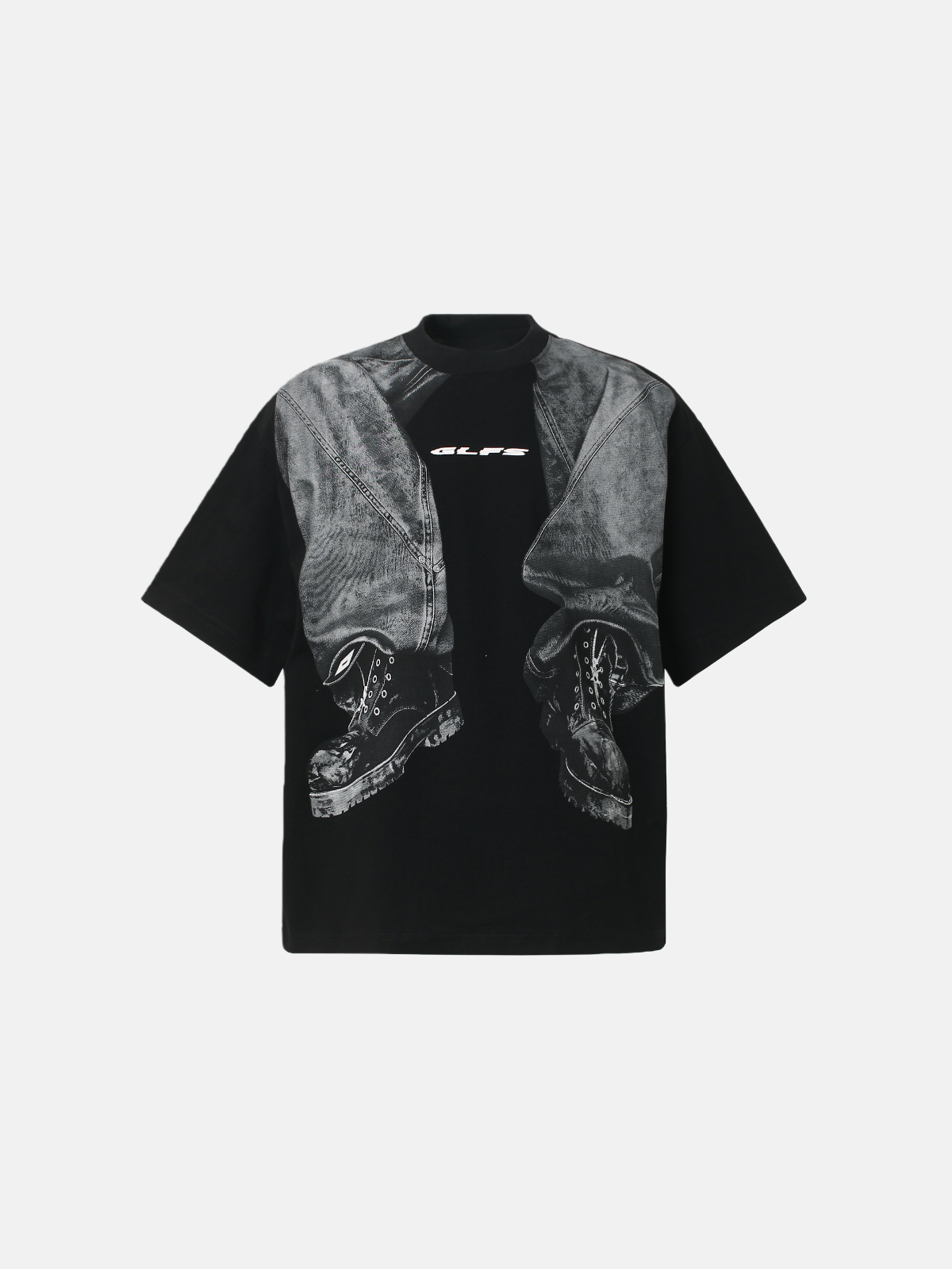 Haaura Stacked Denim & Boots Graphic Tee