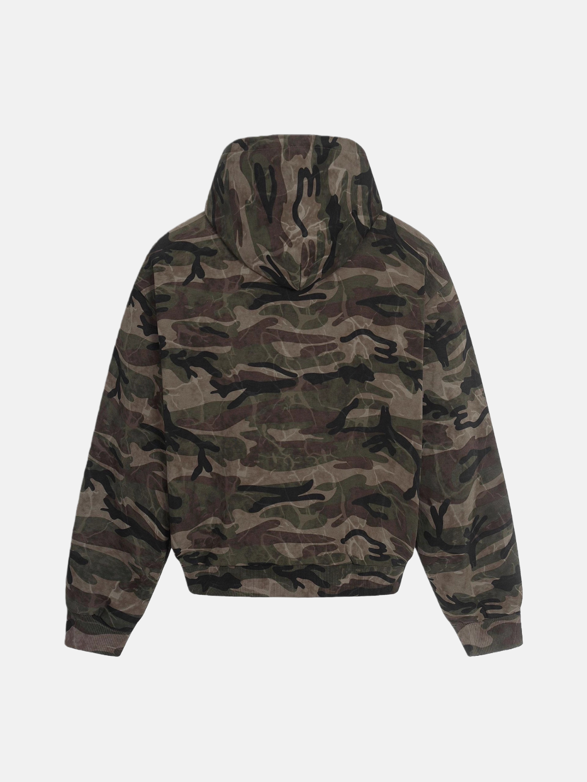 Haaura Boxy CAMO Zip Up Hoodie