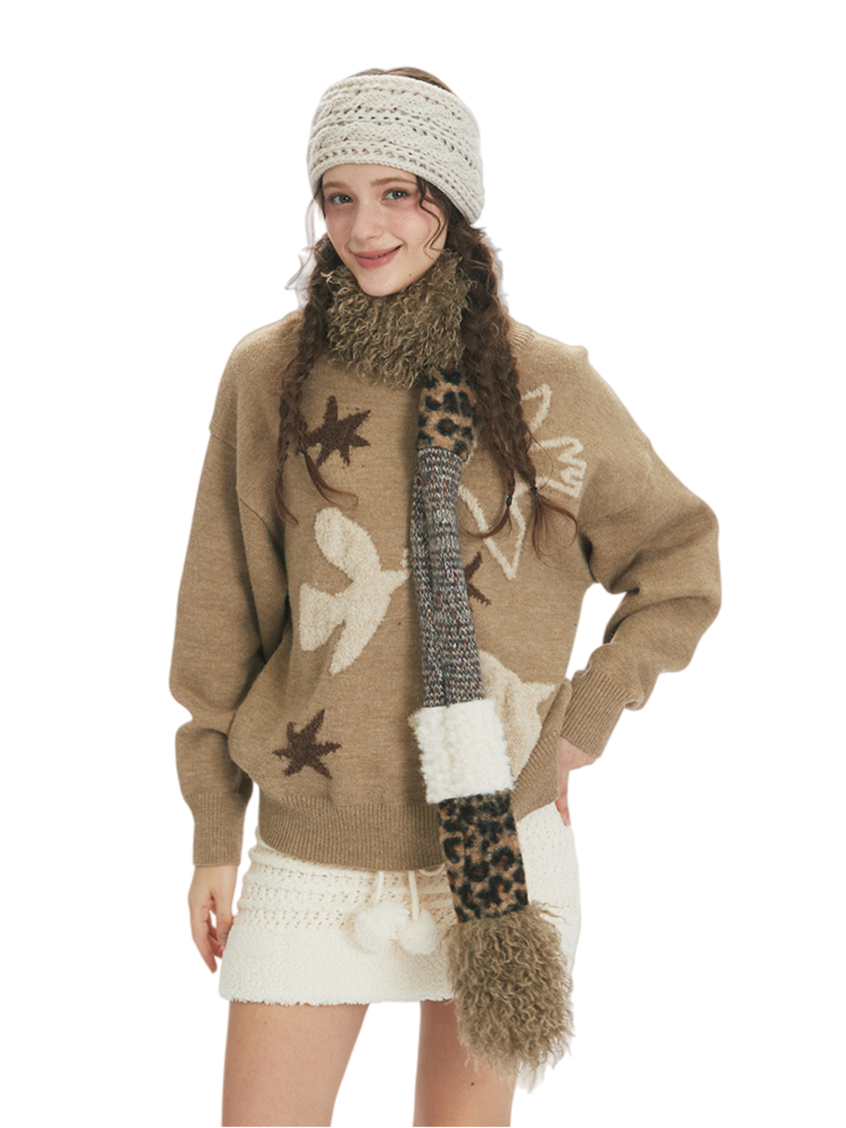 Haaura Bird Star Sweater