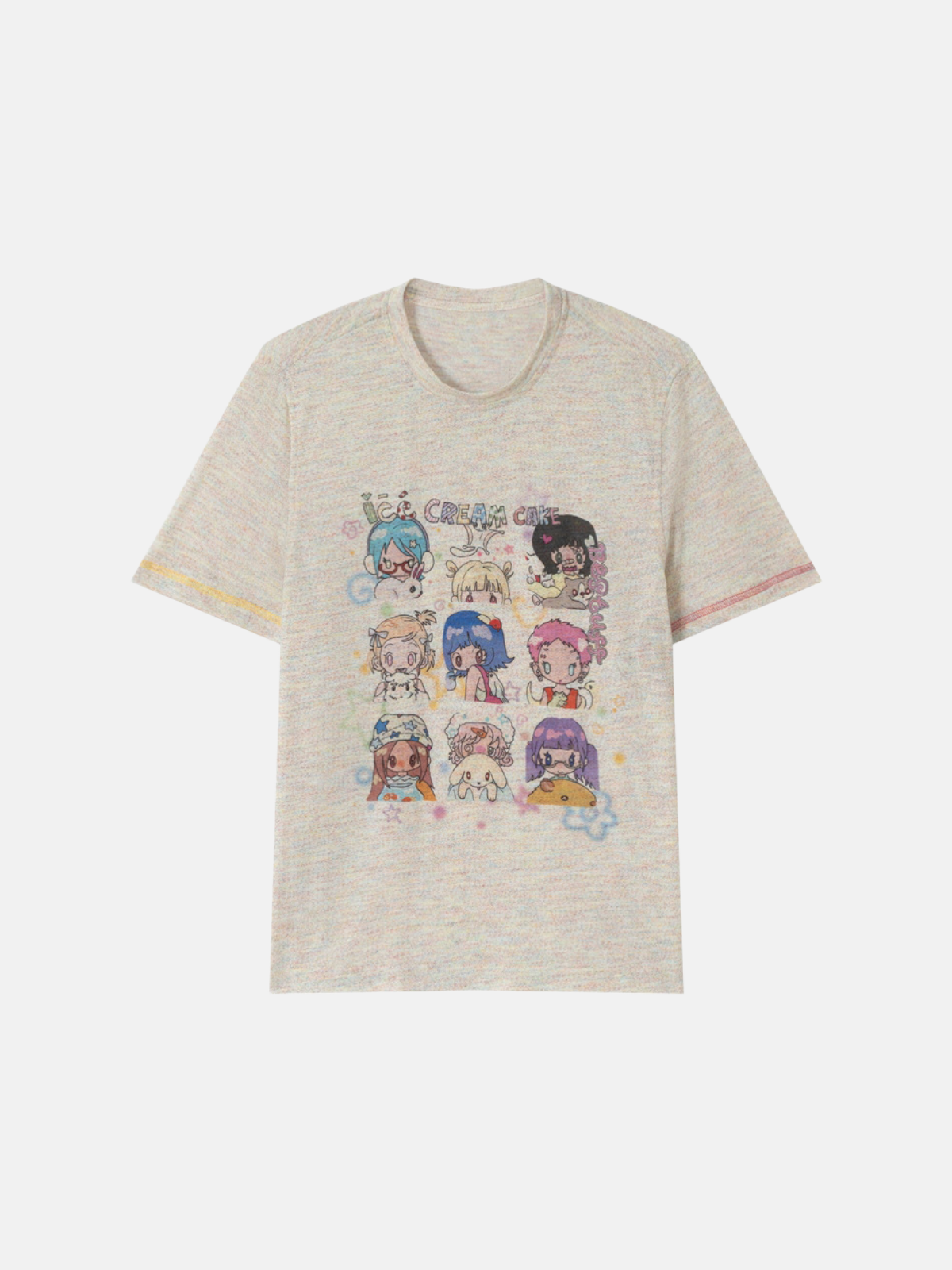 Haaura Color Block Sleeve Oversized Tee